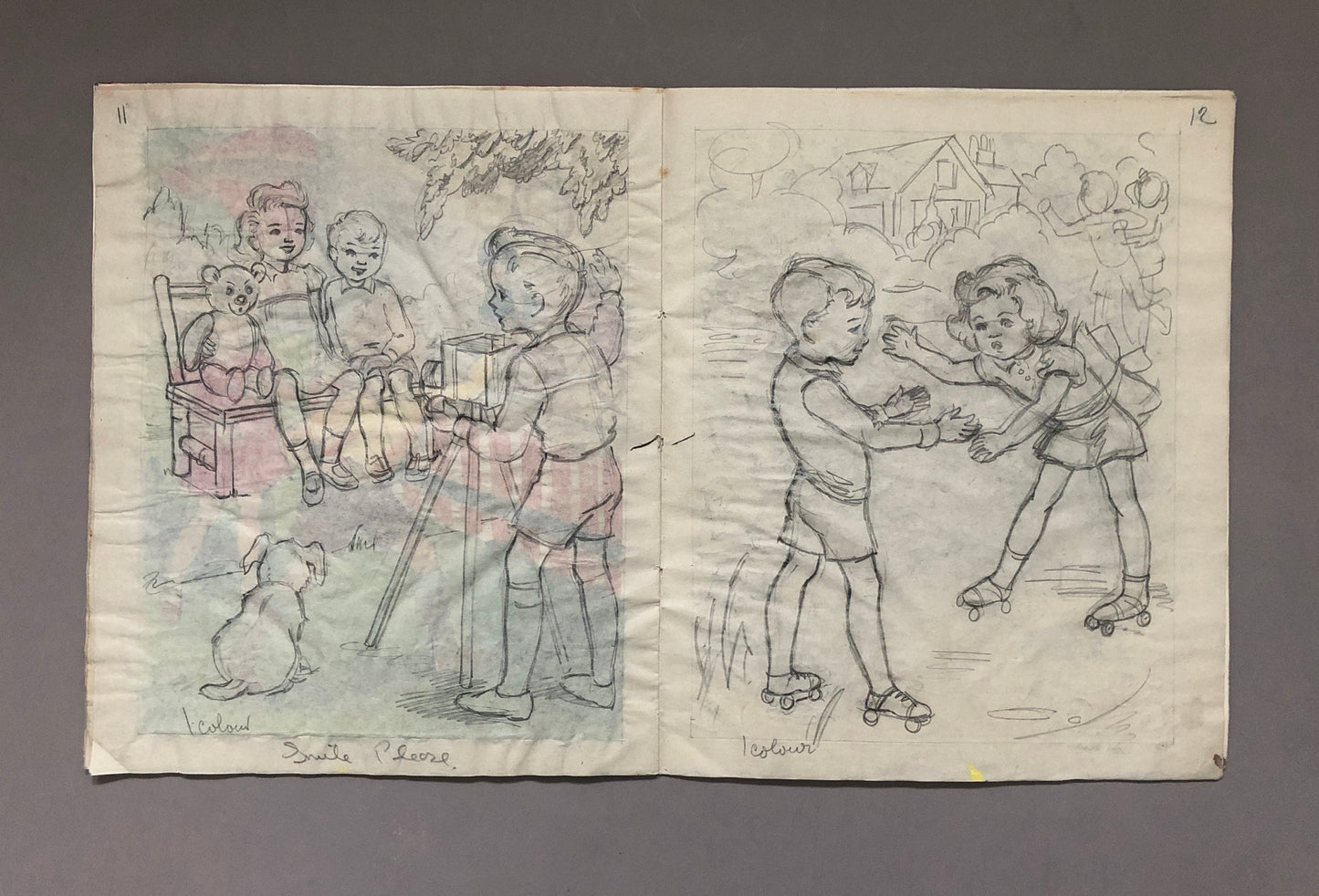 An Original Illustrated Booklet. 13 Black & White and 2 Colour Pictures. From The 1950’s. Size: 25 x 21 cms.