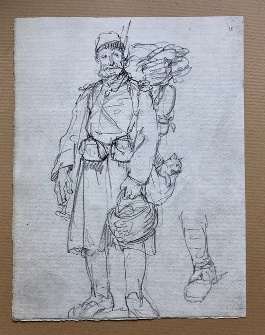 Croquis De Campagne by Bernard Naudin. Reproductions of 32 Pencil Sketches Produced During World War I. Published by R. Heleu in 1915.