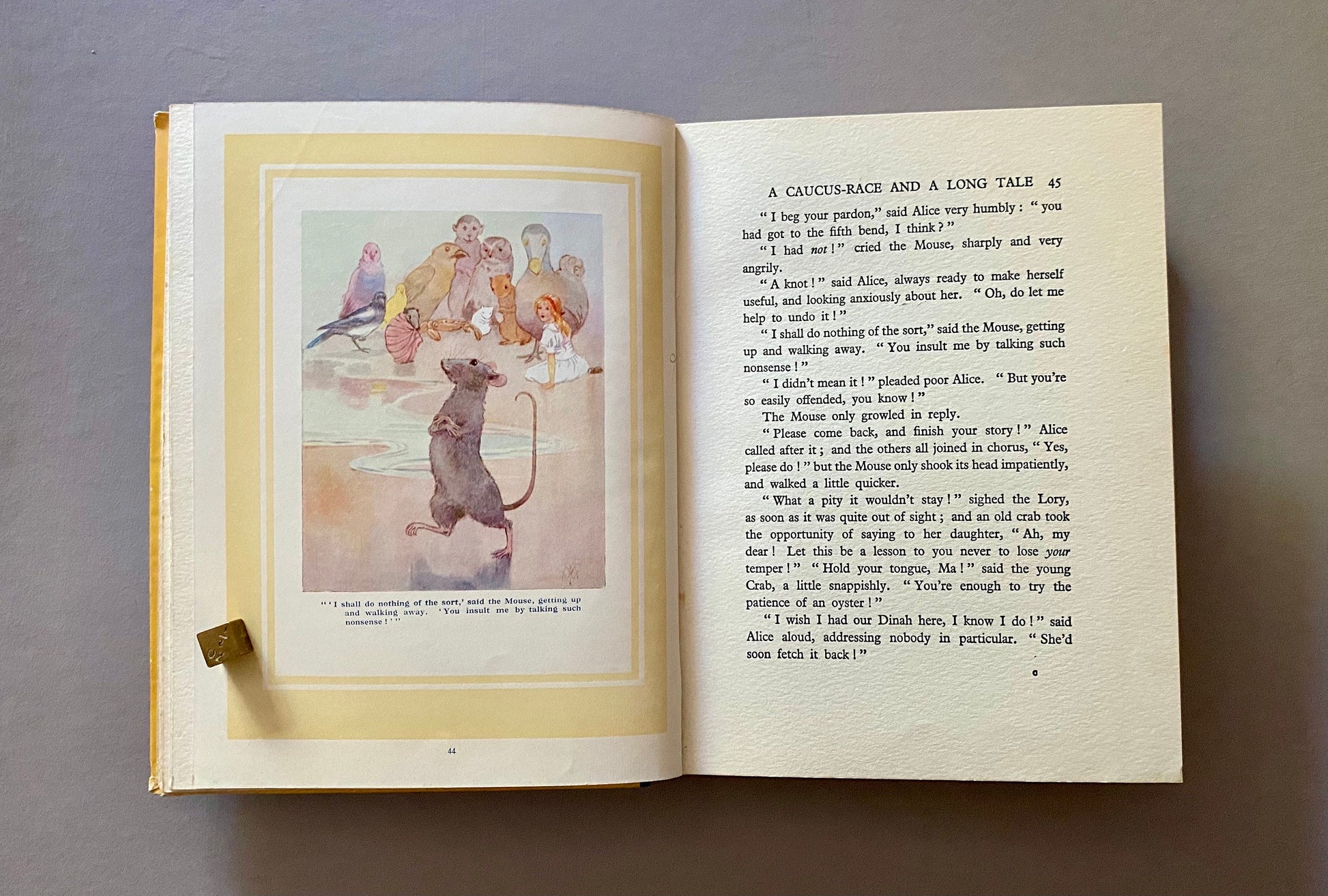 Alice’s Adventures in Wonderland. By Lewis Carroll. With 24 Colour Plates by Margaret W. Tarrant. Ward, Lock & Co. Published in the 1920s.