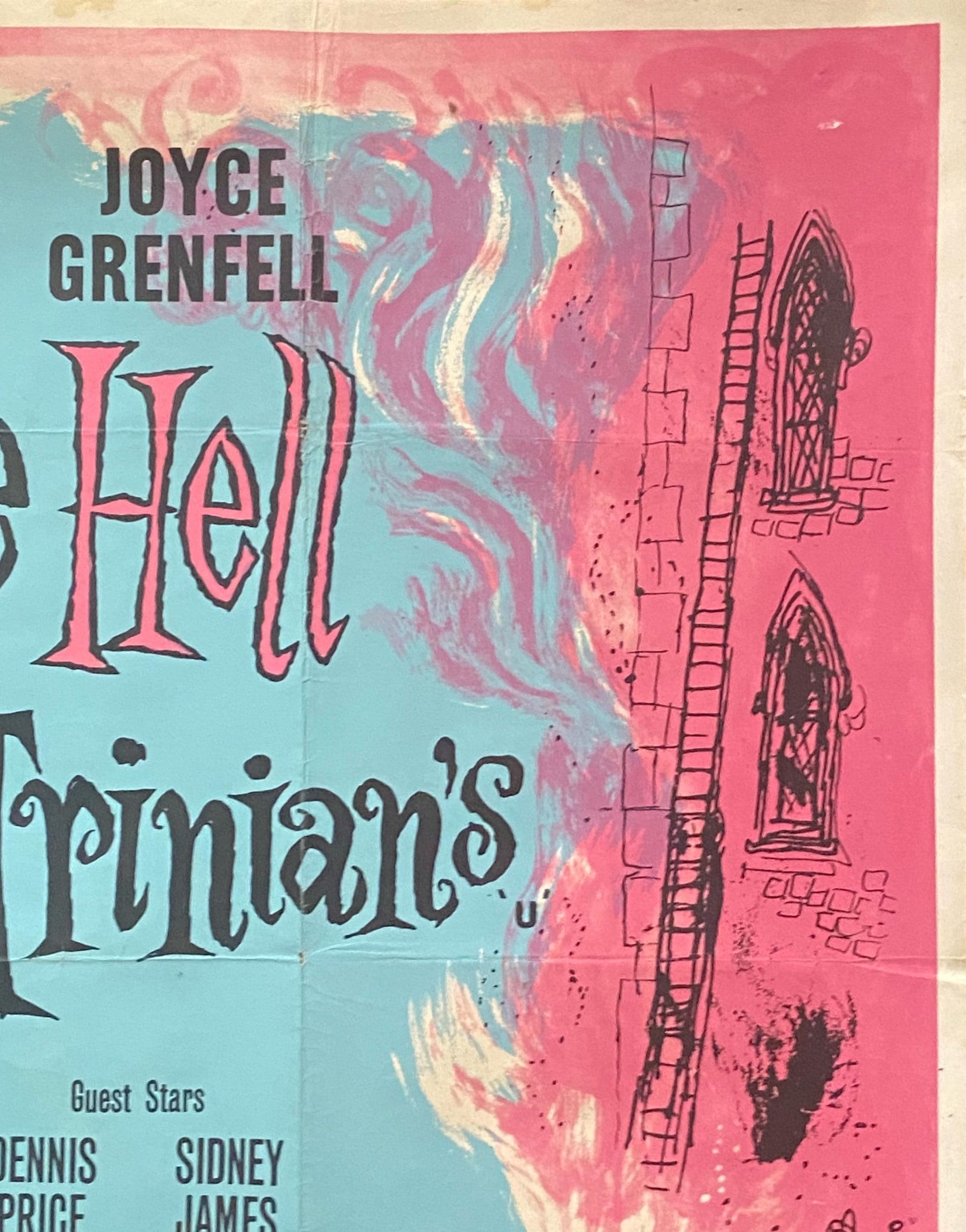 The Pure Hell of St Trinian’s. An Original Film/ movie Poster Dated 1960. Large: 76 x 101.5 cms.