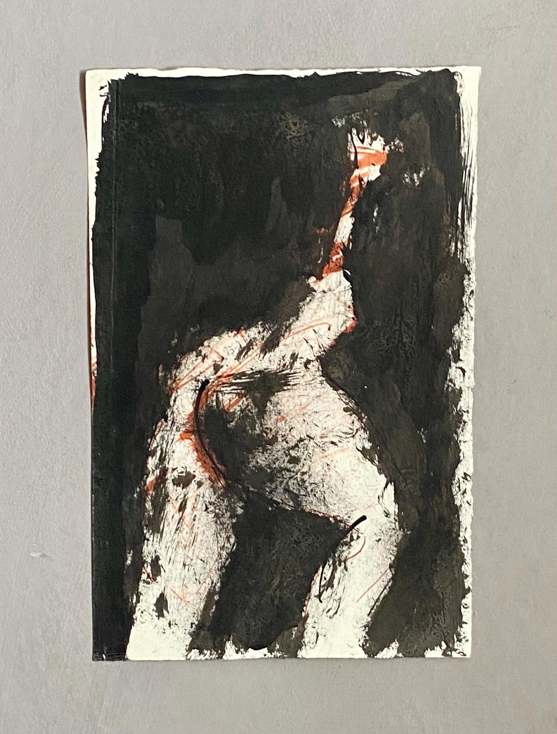 An Original Painting by Philippe Bérard. Watercolour and Ink. Created in Paris, France in the 1970 or 80s. Unsigned. Size: 16 x 24.5 cms.