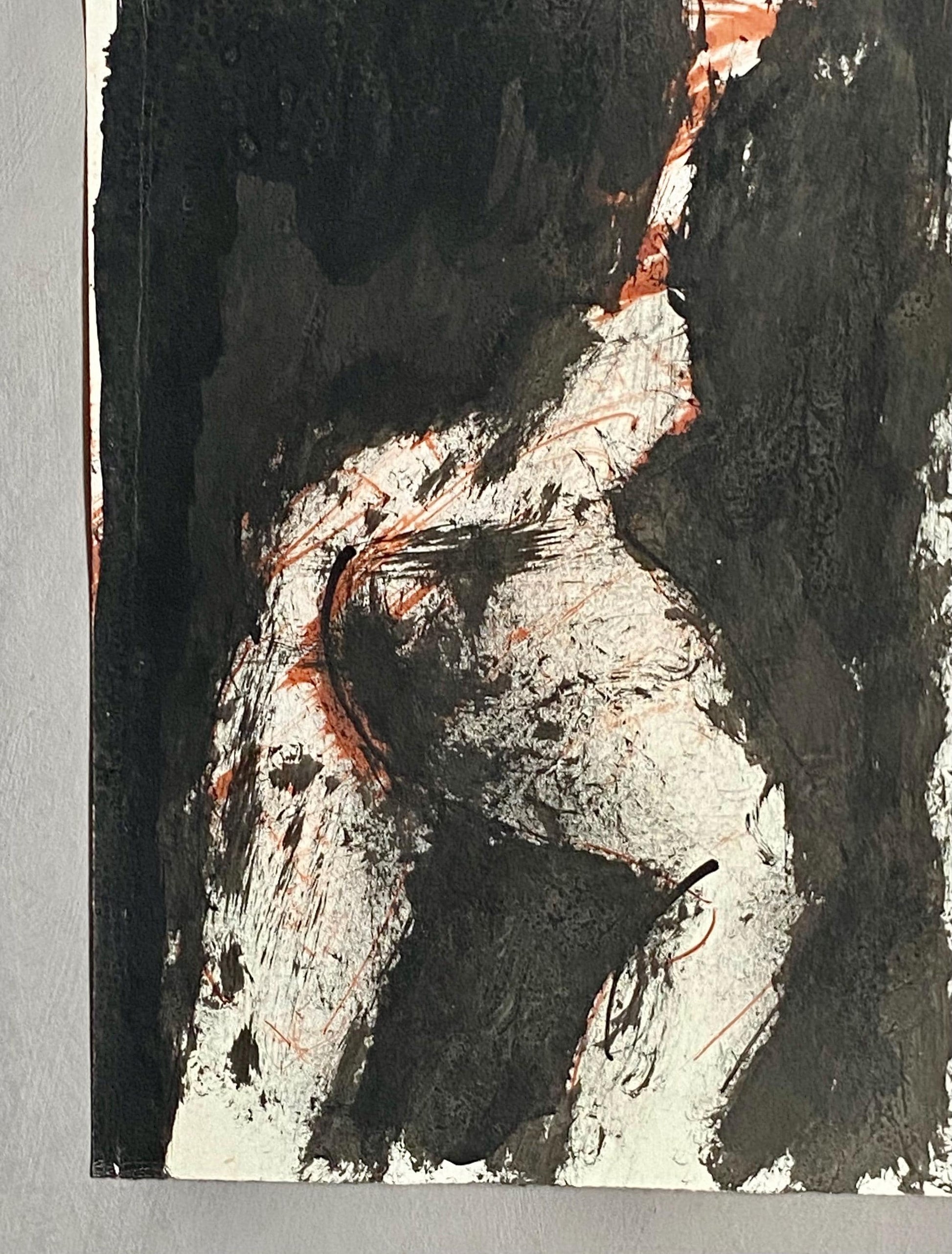 An Original Painting by Philippe Bérard. Watercolour and Ink. Created in Paris, France in the 1970 or 80s. Unsigned. Size: 16 x 24.5 cms.