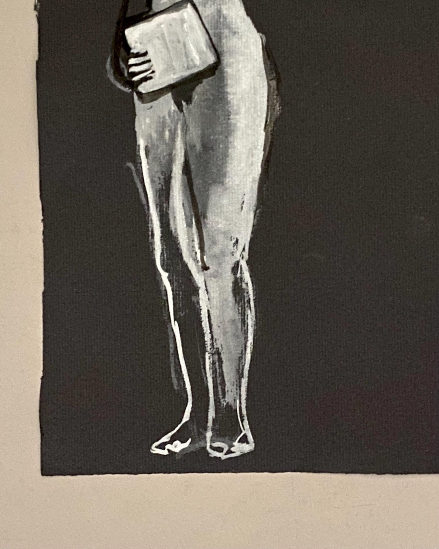 An Original Watercolour Painting by Philippe Bérard. Created in Paris, France in the 1970 or 80s. Unsigned. Size: 32.5 x 25 cms.