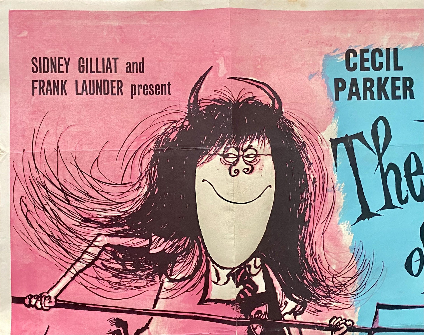 The Pure Hell of St Trinian’s. An Original Film/ movie Poster Dated 1960. Large: 76 x 101.5 cms.