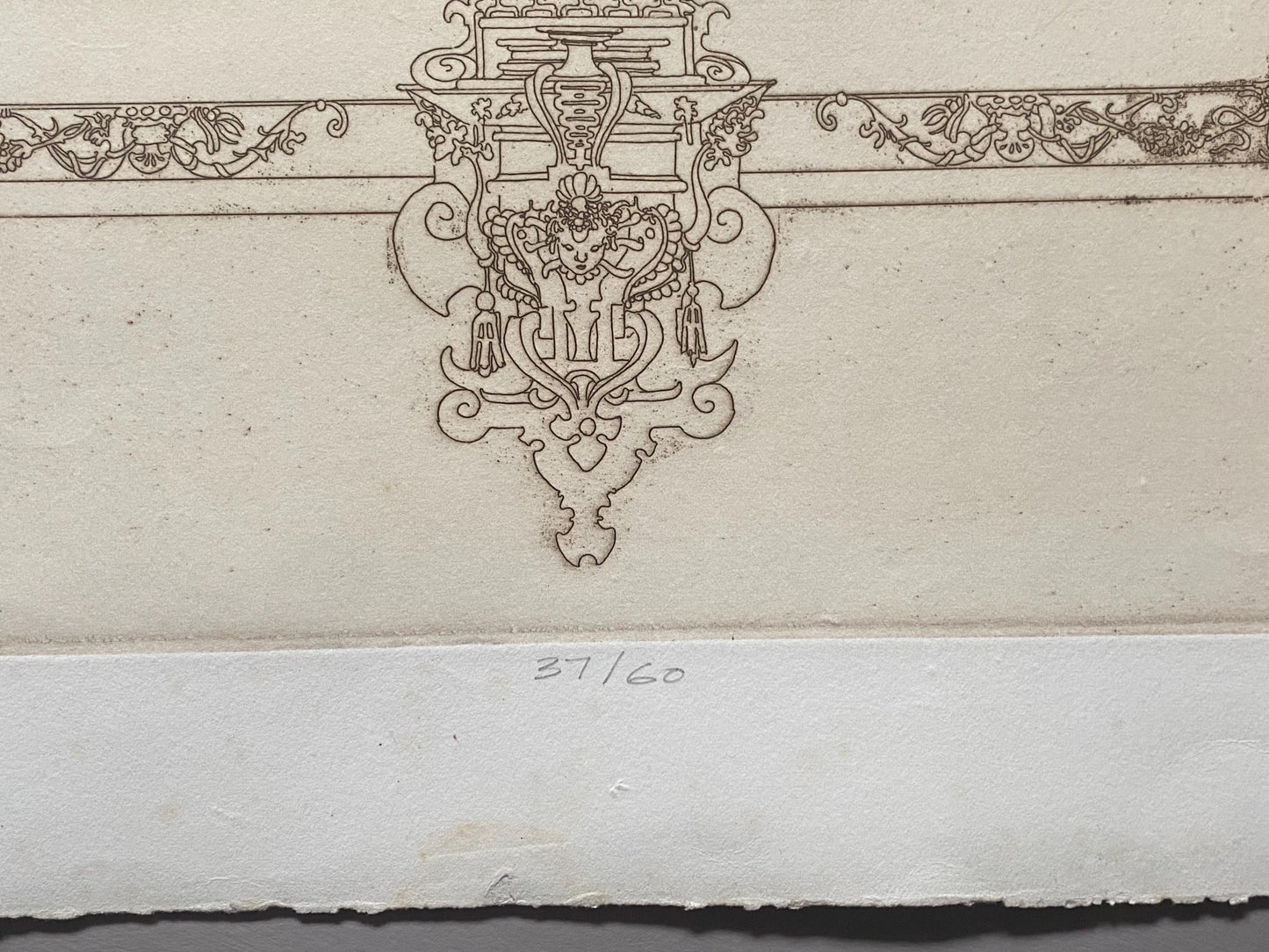Greed. A Copper Plate Engraving by Charles S. Klabunde. Number 36 of 60. Signed and Dated 1974. Large: 70 x 49.5 cms.