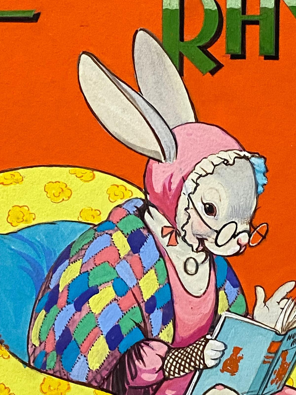 Little Folks Rhymes. An Original Illustration For A Children's Book. Medium: Gouache. Circa 1950.