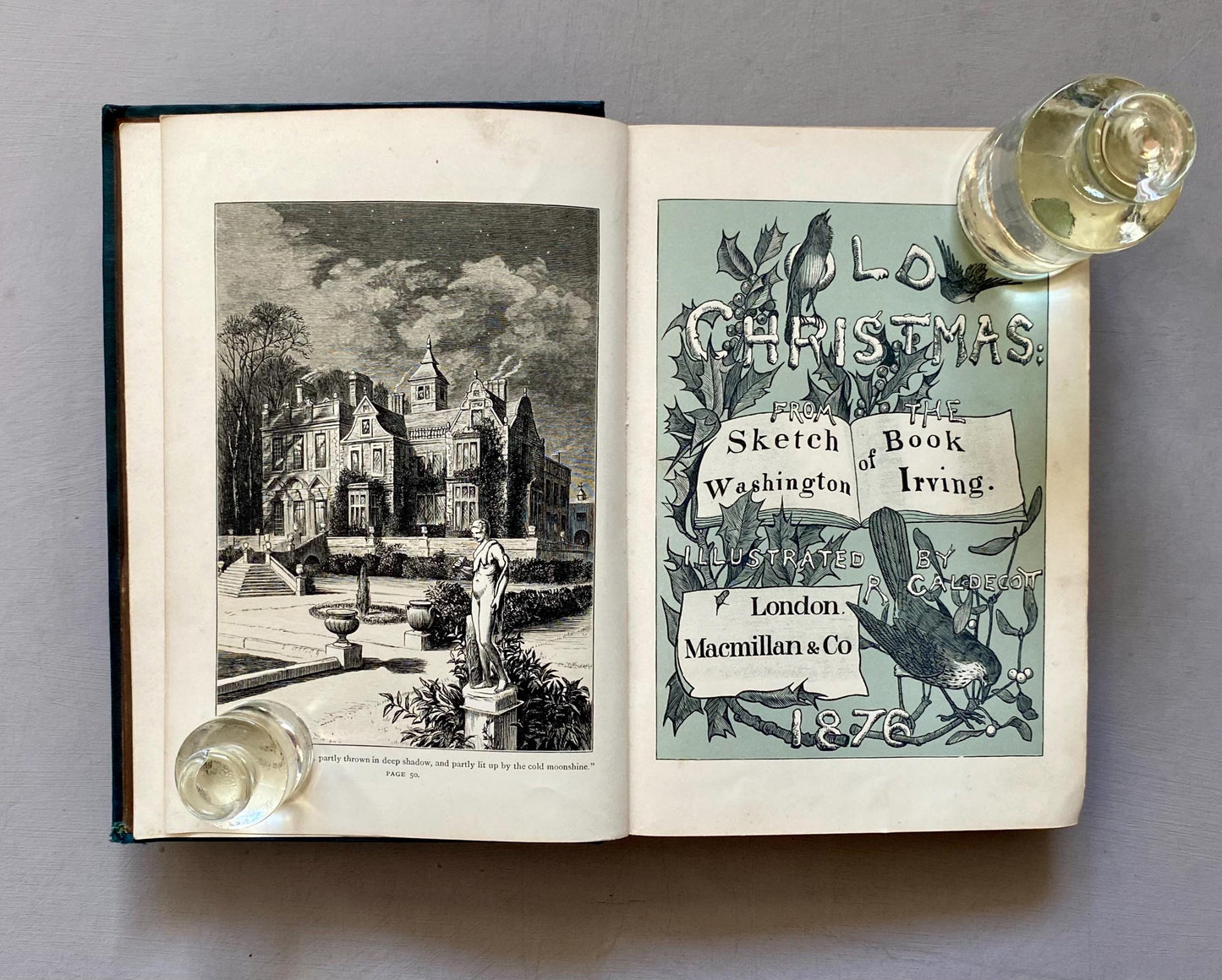 Old Christmas From The Sketch Book of Washington Irving. Illustrated by R. Caldecott. Published by Macmillan & Co in 1876.