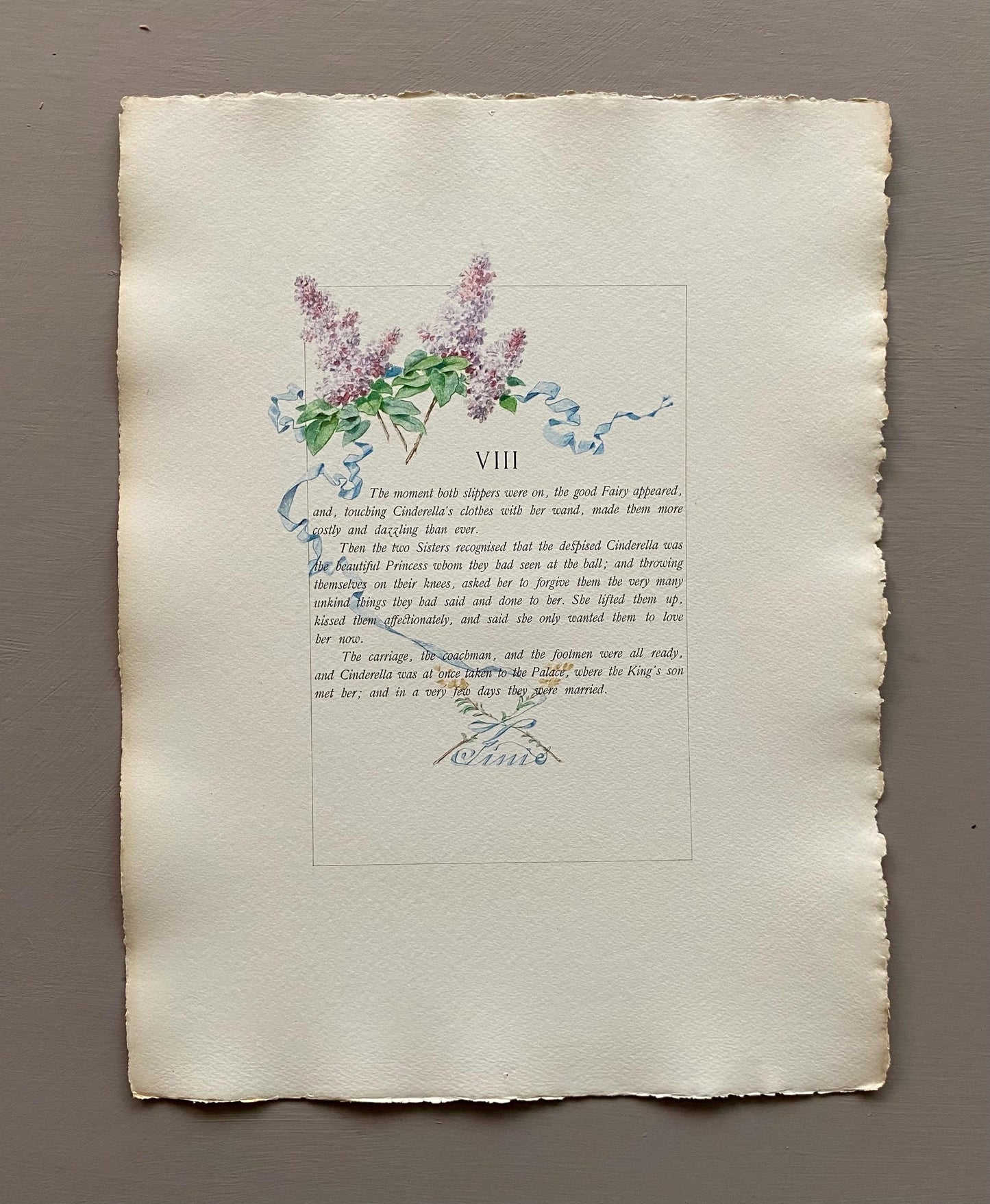 Cinderella and The Two Gifts. 33 Loose Pages in a Portfolio. Published by Boussod Valadon in 1886. First Edition. Size: 40.5 x 30 cms.