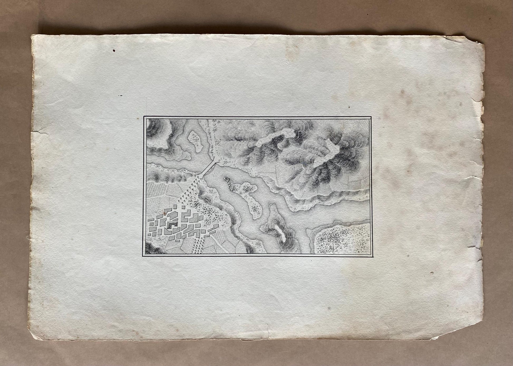Topografia. 11 Hand Drawn Maps. Valladolid, Spain and Rio Pisuerga. Signed Jose Marin de Rute and M. Alvarez. Dated 1855. Size: 50 x 34 cms.