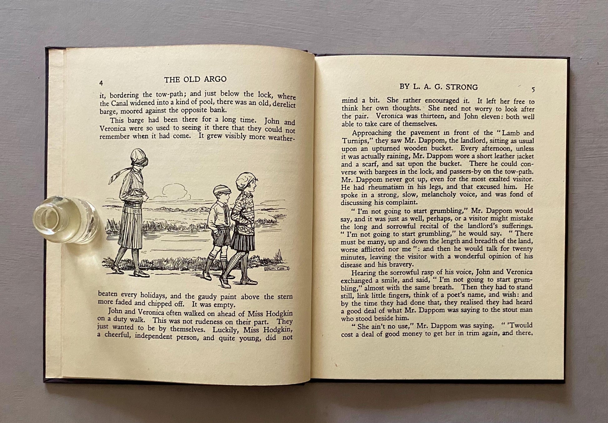 The Old Argo. By L. A. G. Strong. With illustrations by Ruth Cobb. Published by Basil Blackwell. 1920s.