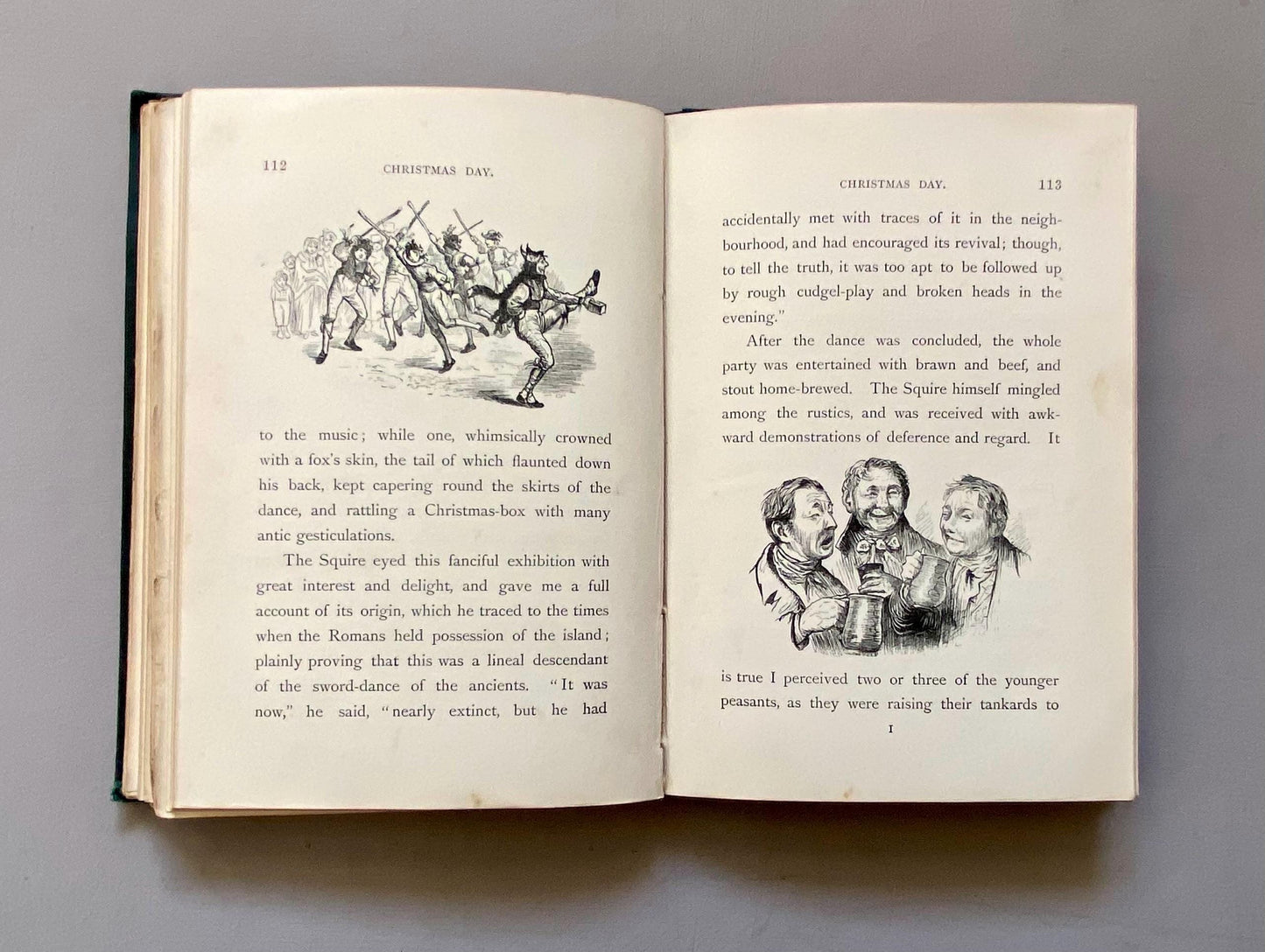 Old Christmas From The Sketch Book of Washington Irving. Illustrated by R. Caldecott. Published by Macmillan & Co in 1876.