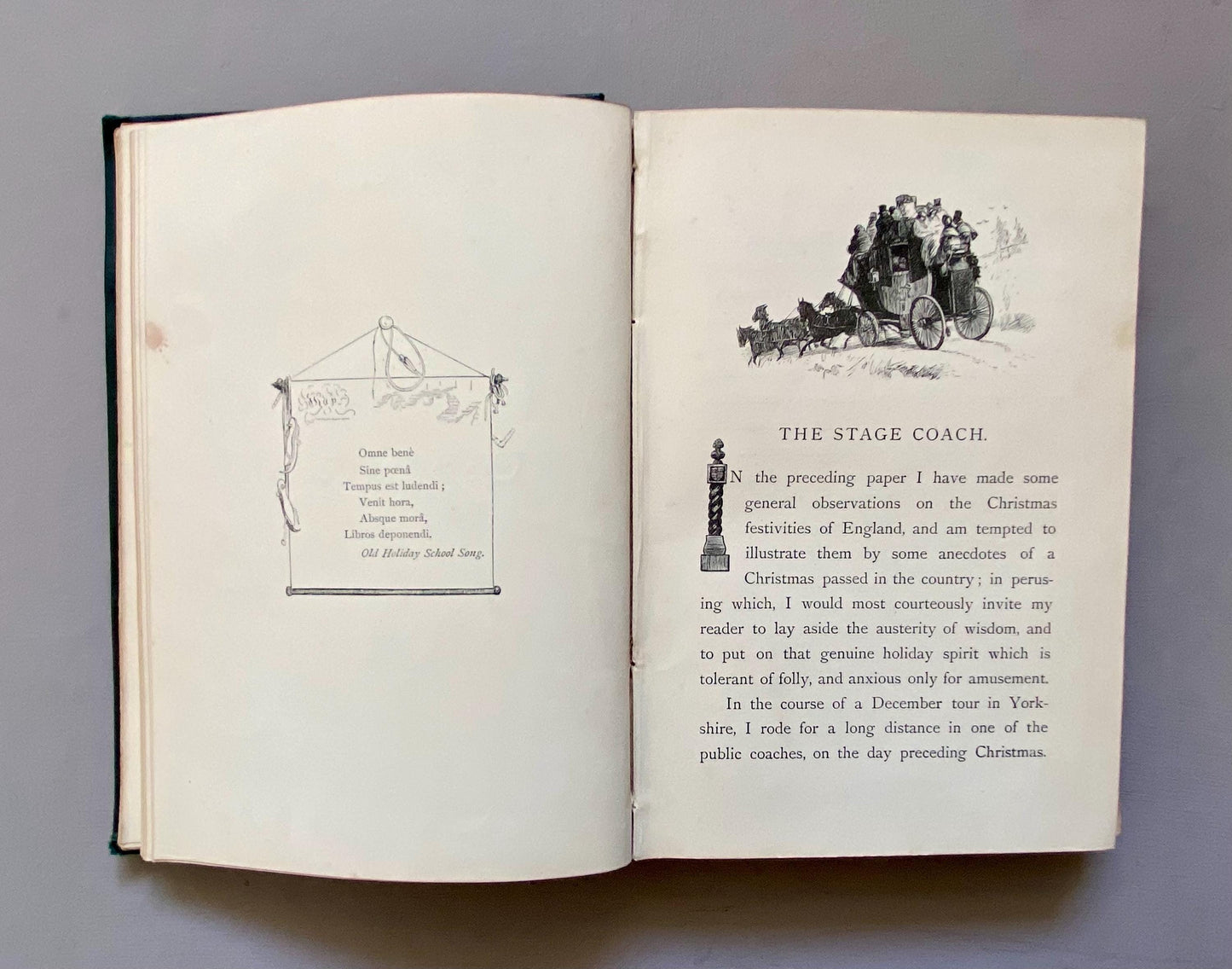 Old Christmas From The Sketch Book of Washington Irving. Illustrated by R. Caldecott. Published by Macmillan & Co in 1876.
