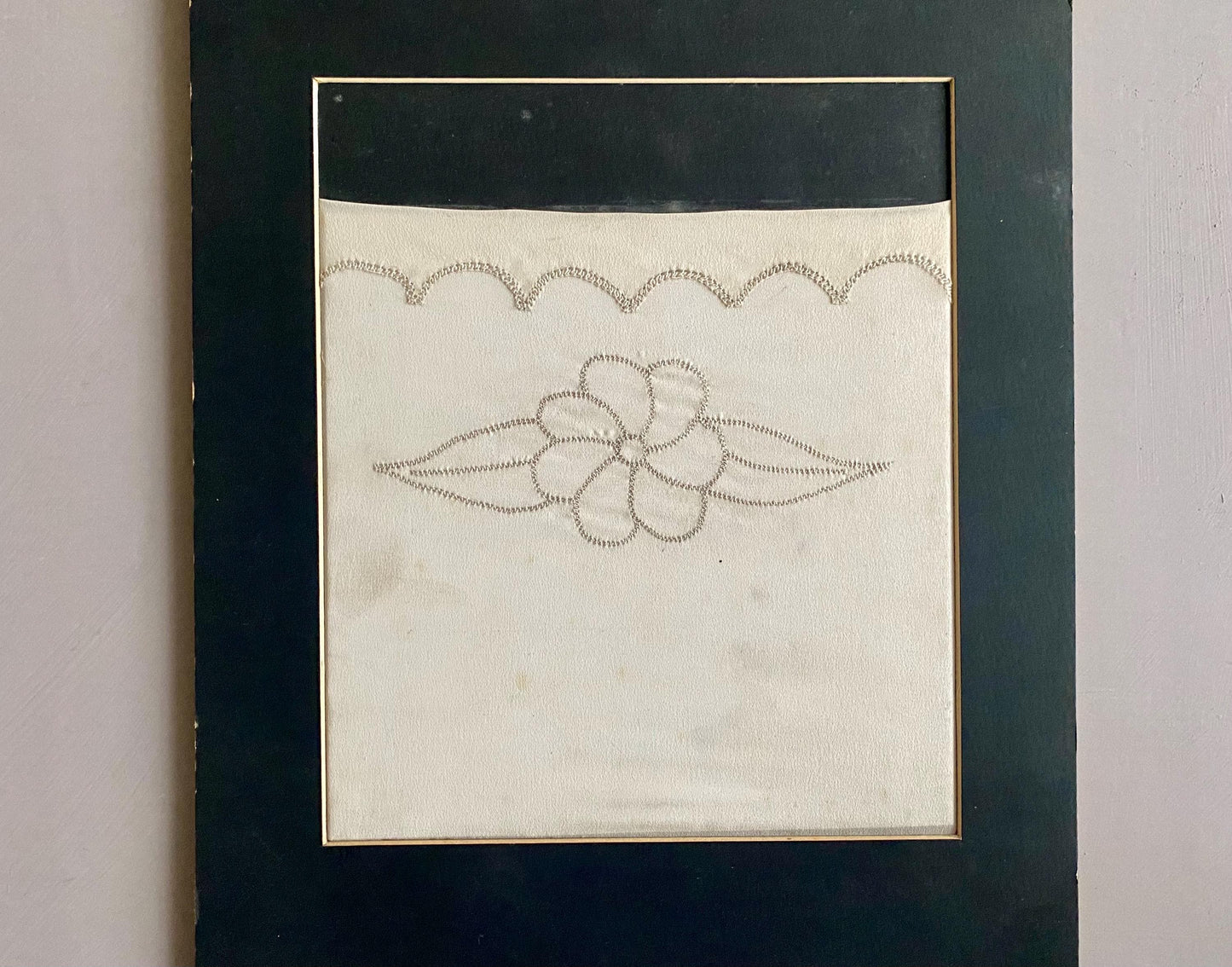 Three Finely Stiched Samples of Needlework. Possibly 1930s. Size: 25.5 x 38 cms.