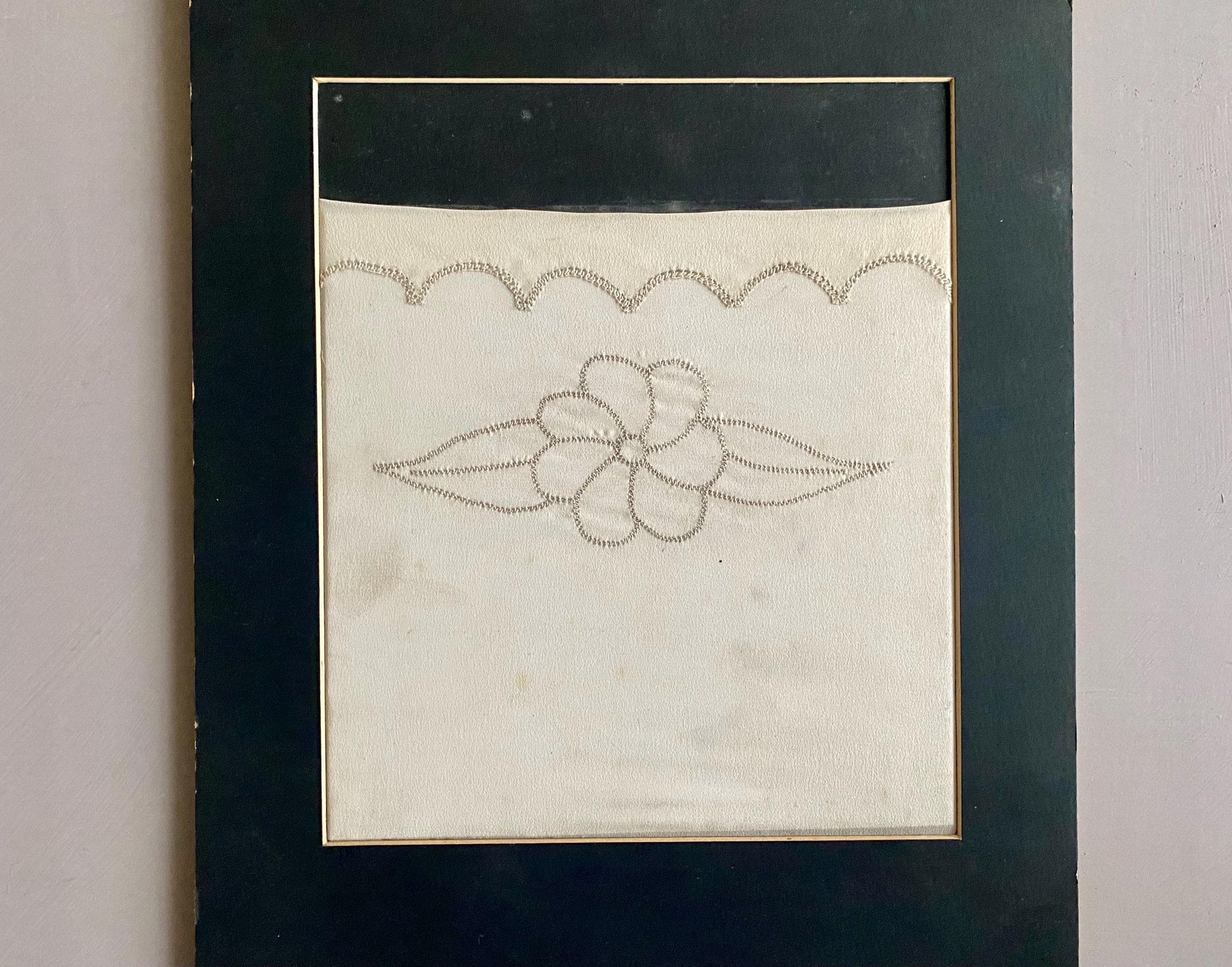 Three Finely Stiched Samples of Needlework. Possibly 1930s. Size: 25.5 x 38 cms.