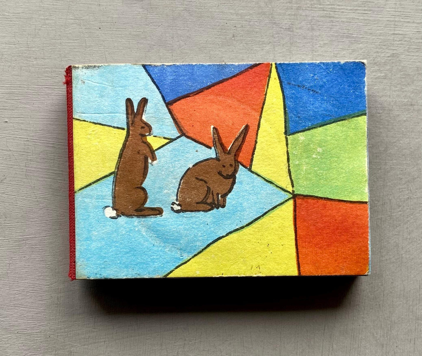 Rapid Rabbits by Henrietta Van Egten. Signed. A Limited Edition 1/300. 83 Tiny Pages. Published by Vossforlag in 1996. Size: 6.5 x 9 cms