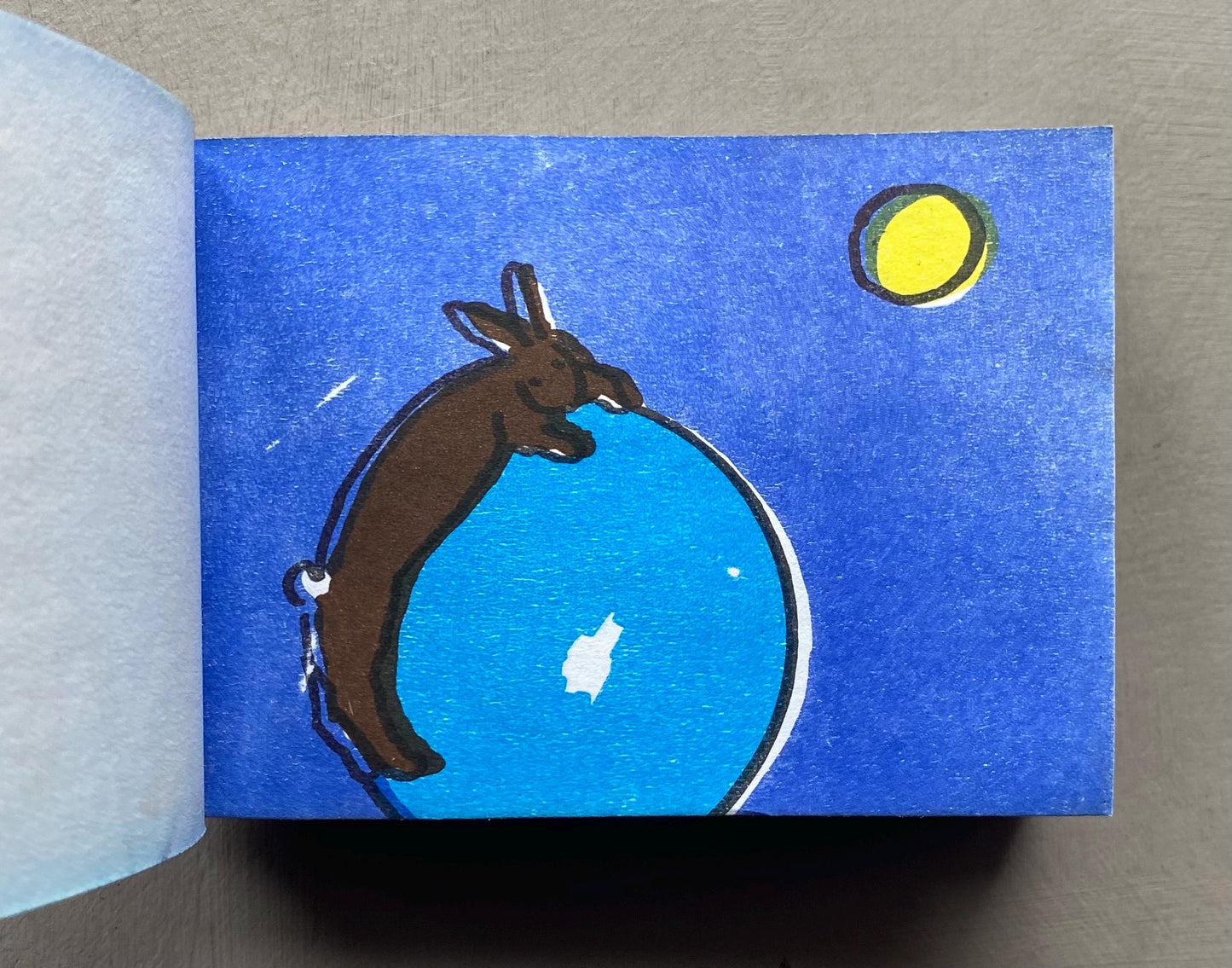 Rapid Rabbits by Henrietta Van Egten. Signed. A Limited Edition 1/300. 83 Tiny Pages. Published by Vossforlag in 1996. Size: 6.5 x 9 cms
