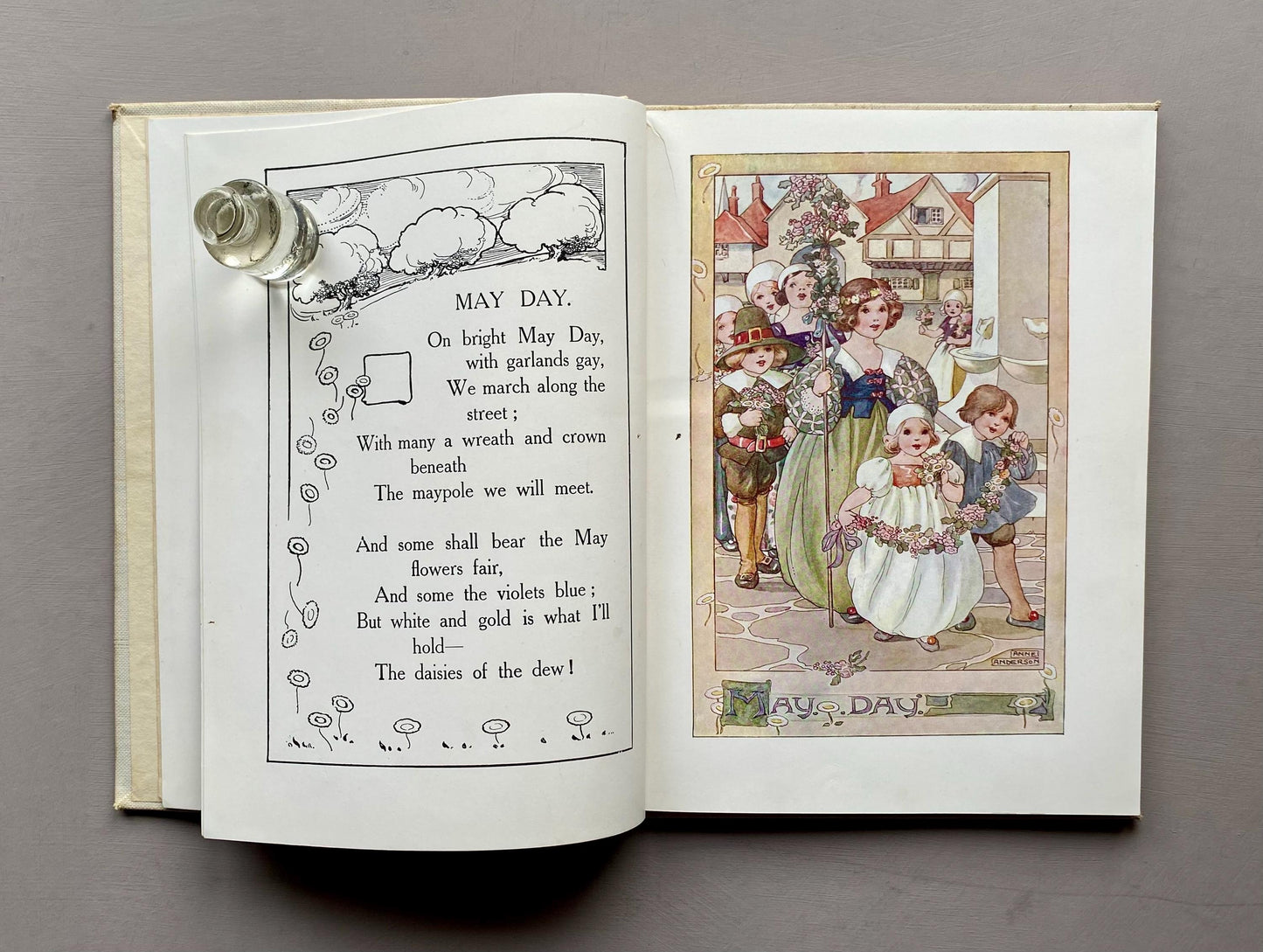 The Maisie Daisie Book. A Collection of Poems Illustrated by Anne Anderson. First Edition. 1912. Size: 23.3 x 18 cms.