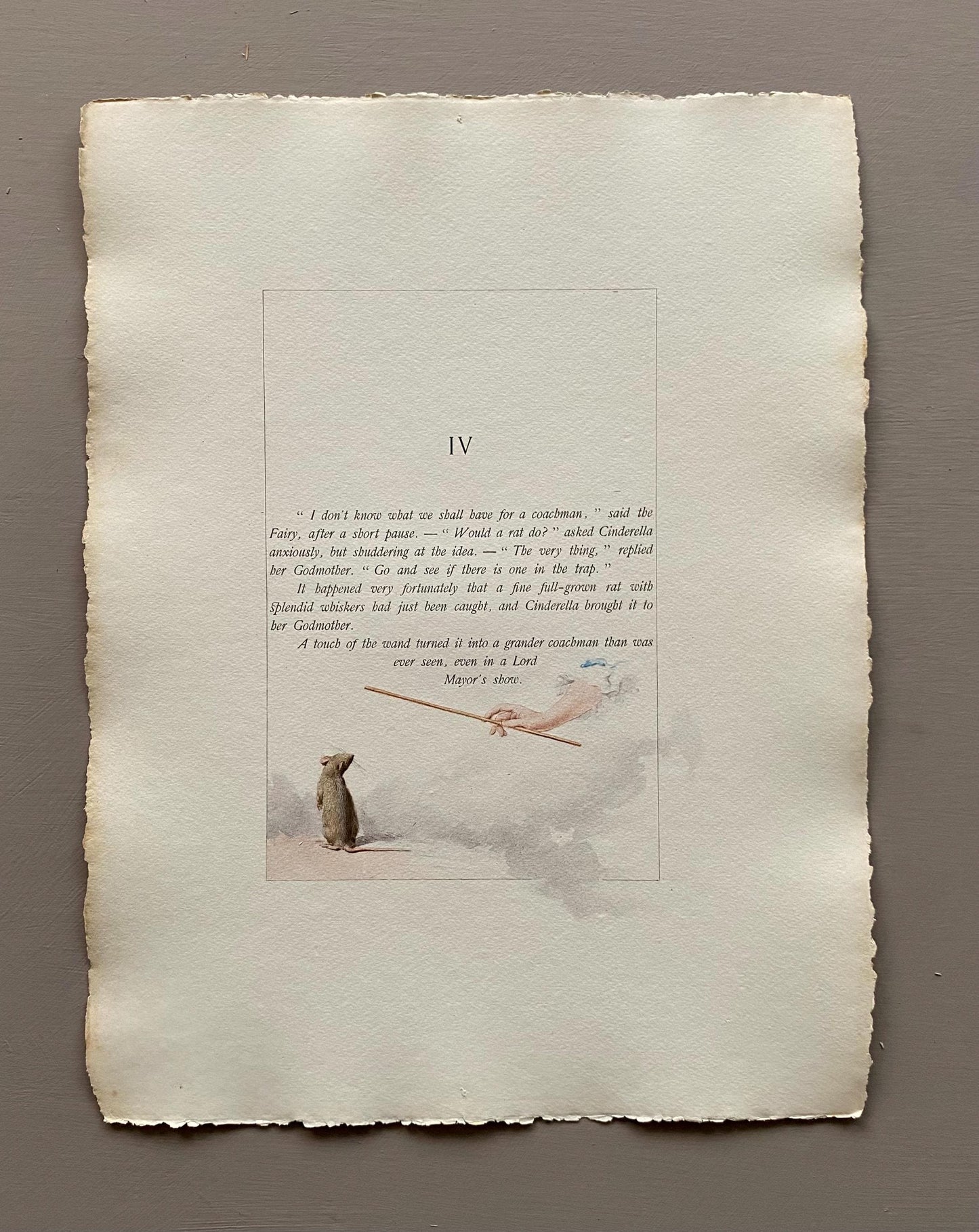 Cinderella and The Two Gifts. 33 Loose Pages in a Portfolio. Published by Boussod Valadon in 1886. First Edition. Size: 40.5 x 30 cms.