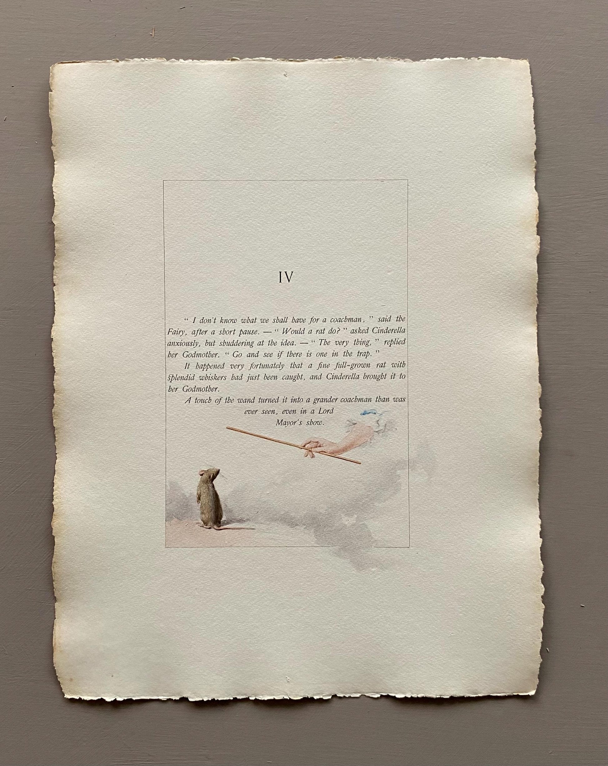 Cinderella and The Two Gifts. 33 Loose Pages in a Portfolio. Published by Boussod Valadon in 1886. First Edition. Size: 40.5 x 30 cms.