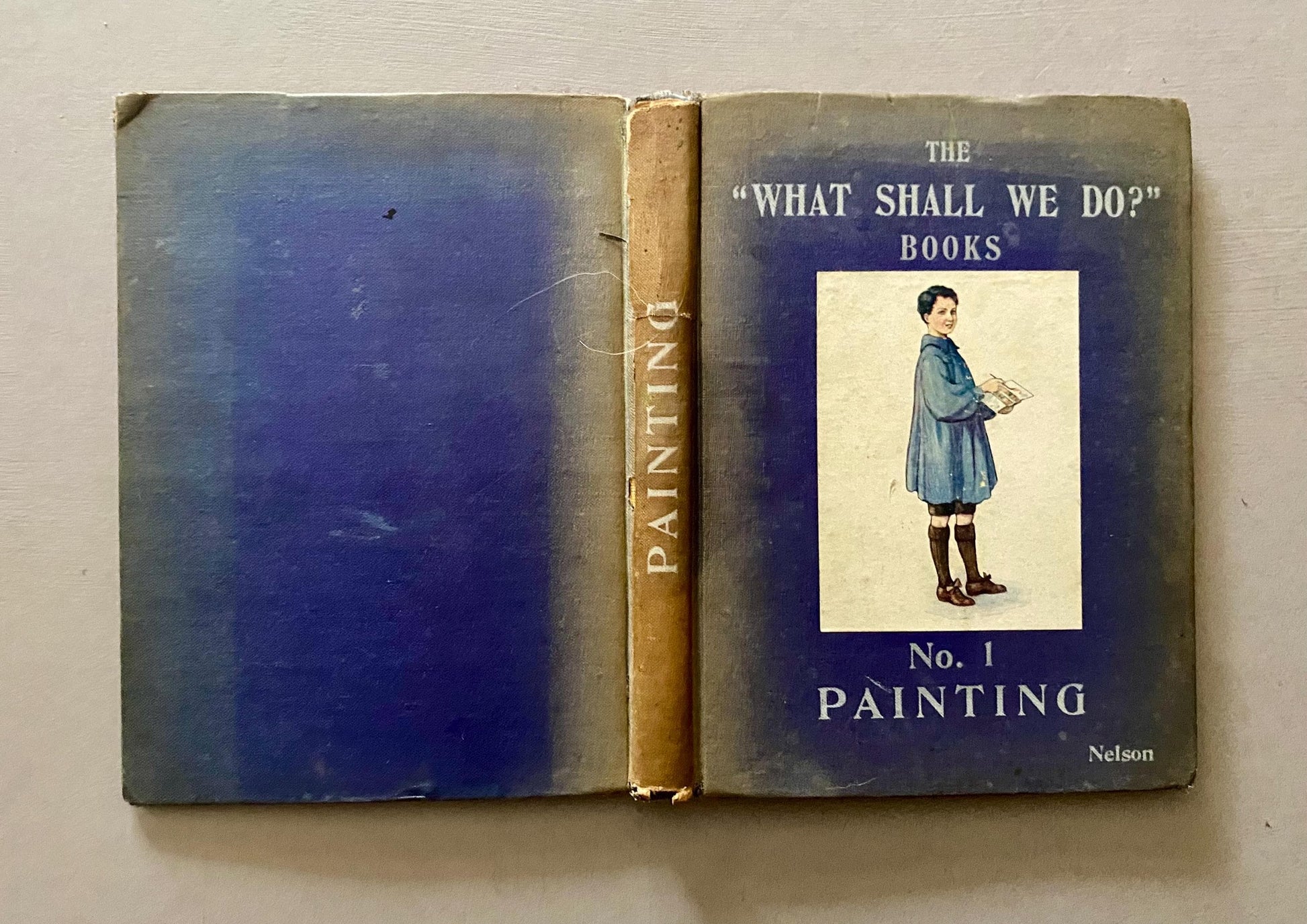 The “What Shall We Do ?”Books. No.1 Painting. Thomas Nelson and Sons. Early 1900s.