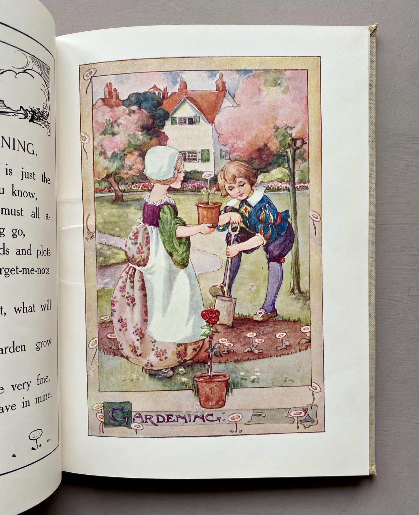 The Maisie Daisie Book. A Collection of Poems Illustrated by Anne Anderson. First Edition. 1912. Size: 23.3 x 18 cms.