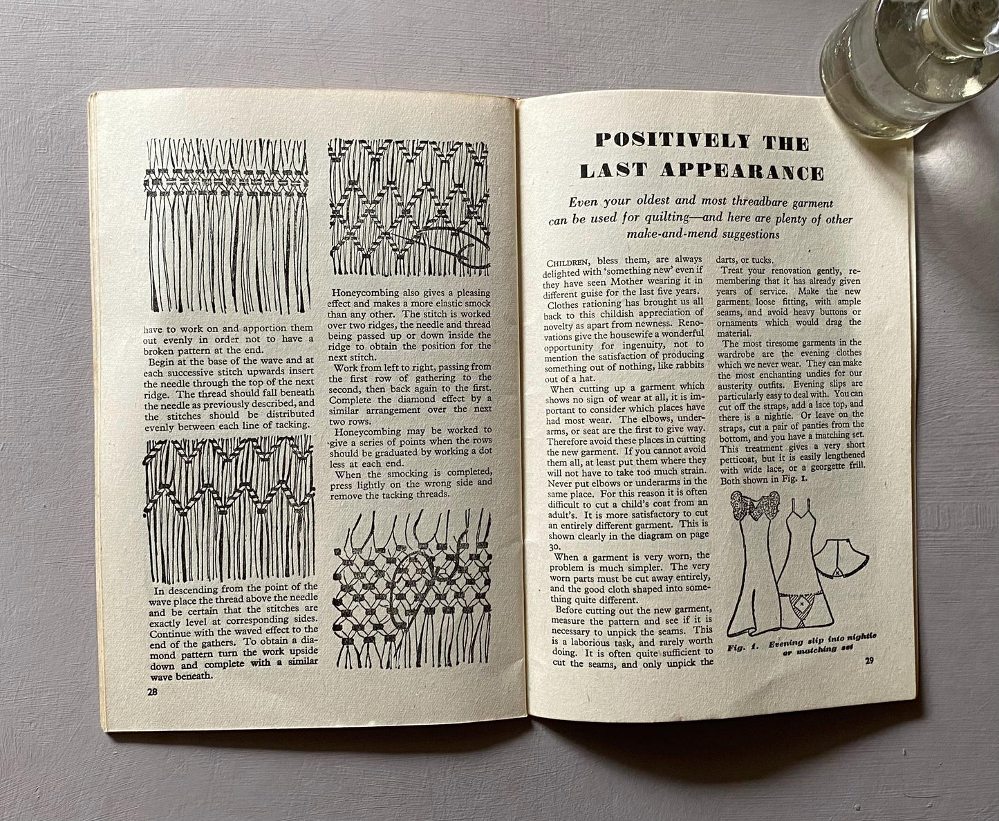 Housewife’s Guide To Making and Mending. An Original WWII Publication. Hulton Press.