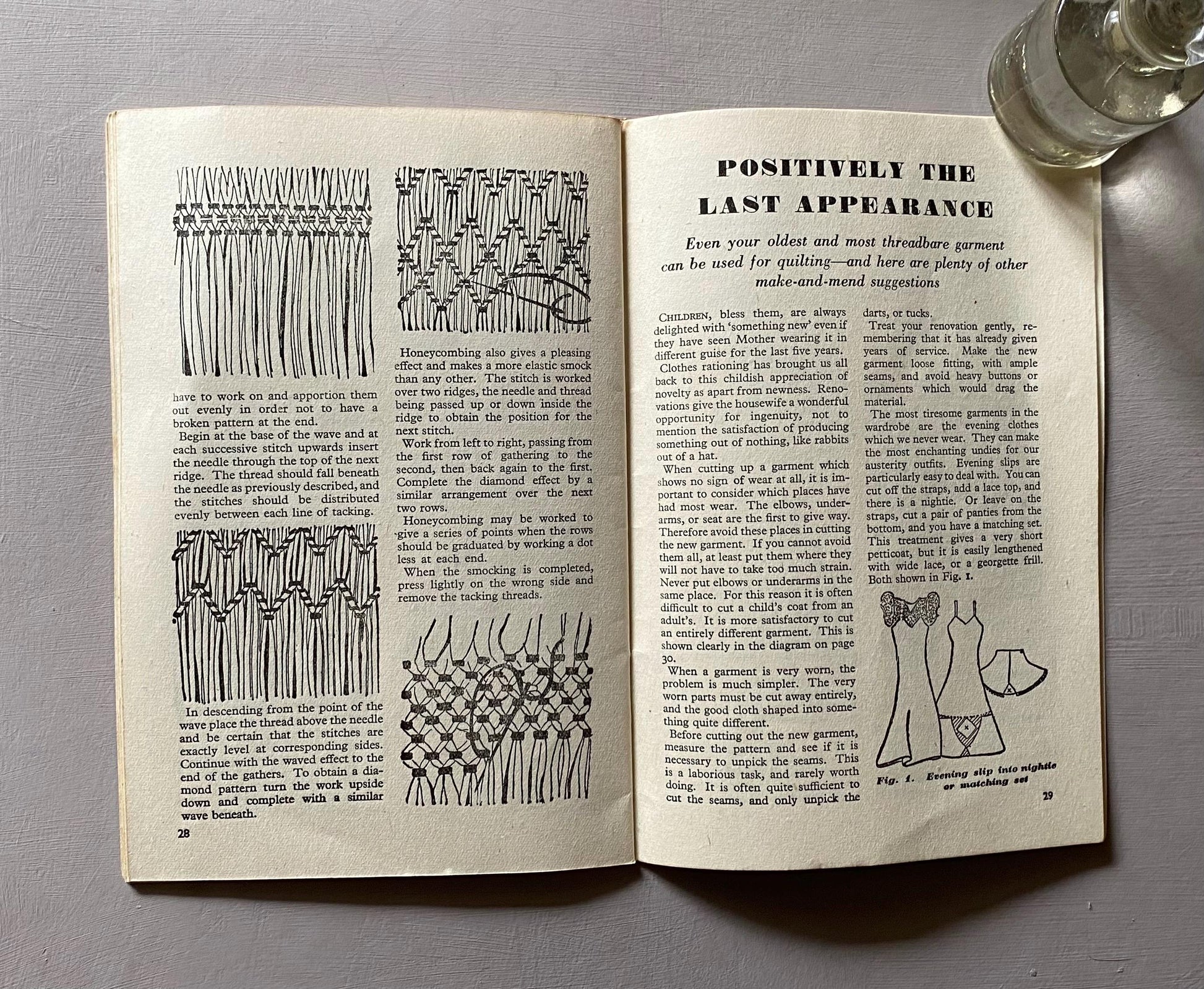 Housewife’s Guide To Making and Mending. An Original WWII Publication. Hulton Press.