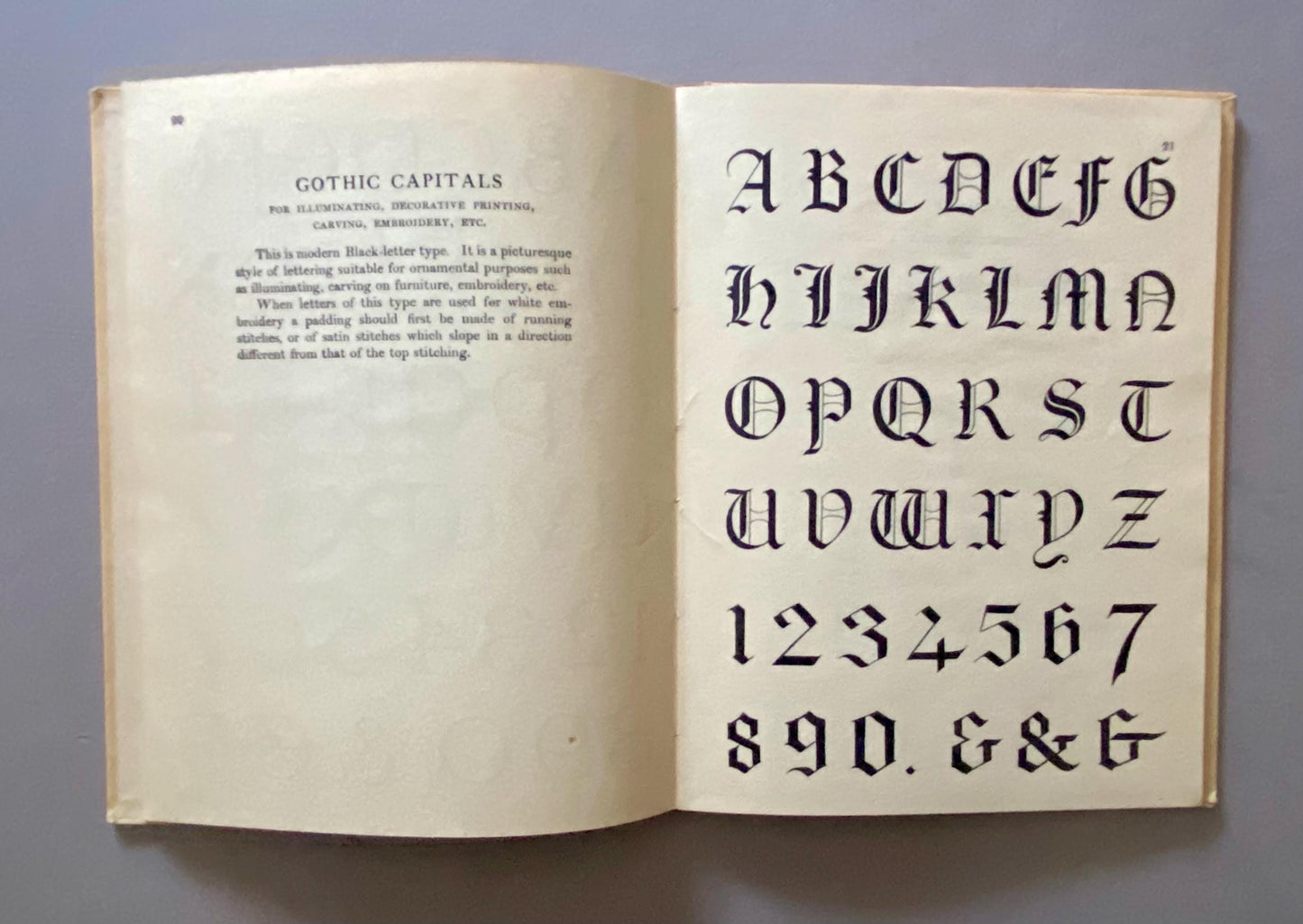 A Book of Lettering Arranged by Jean K. Robertson. Drawn by Albert Field. Published by A & C Black in 1929. 23 x 18 cms.