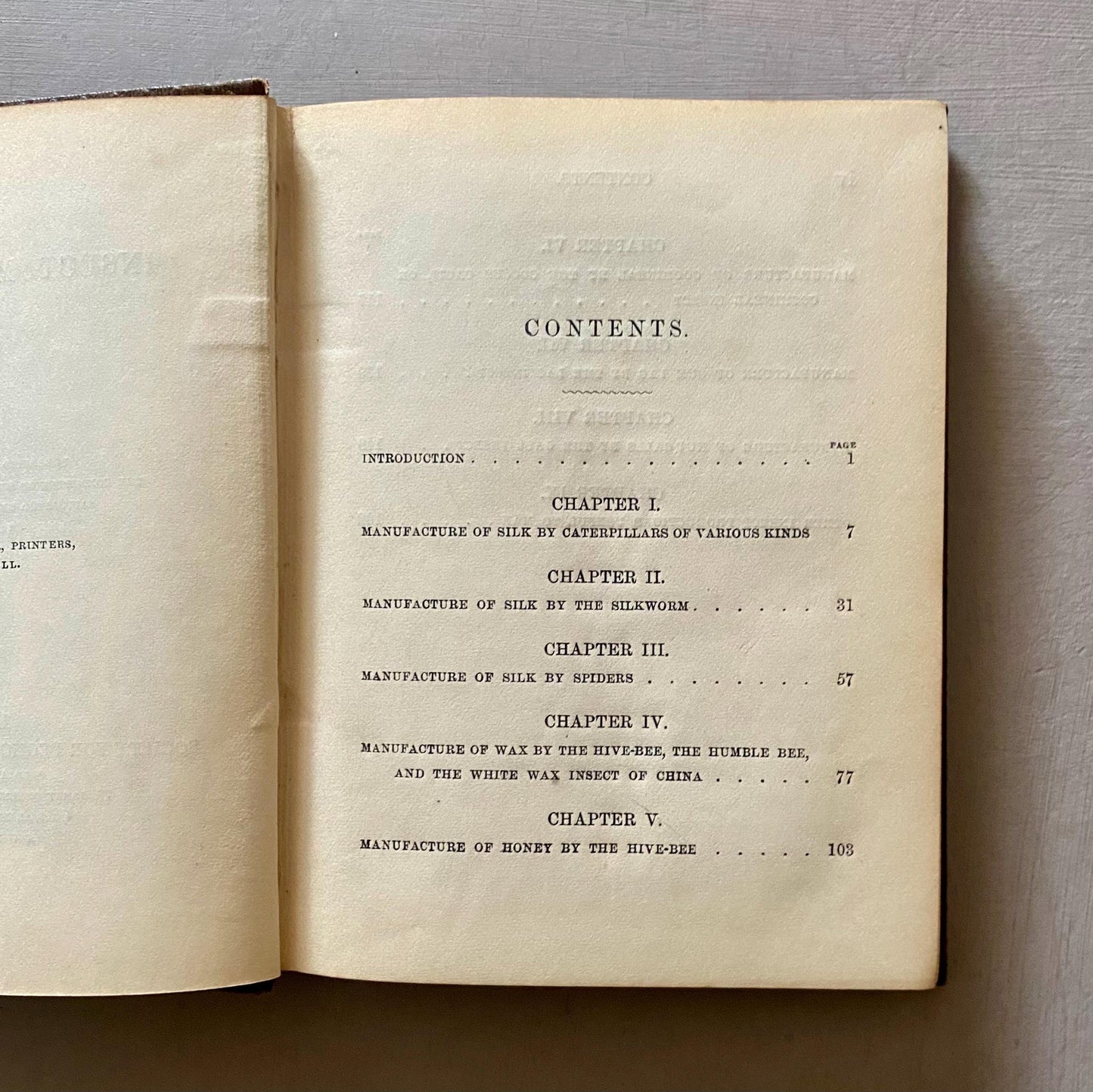 Insect Manufactures. Published by The Society For Promoting Christian Knowledge in the 1800s.