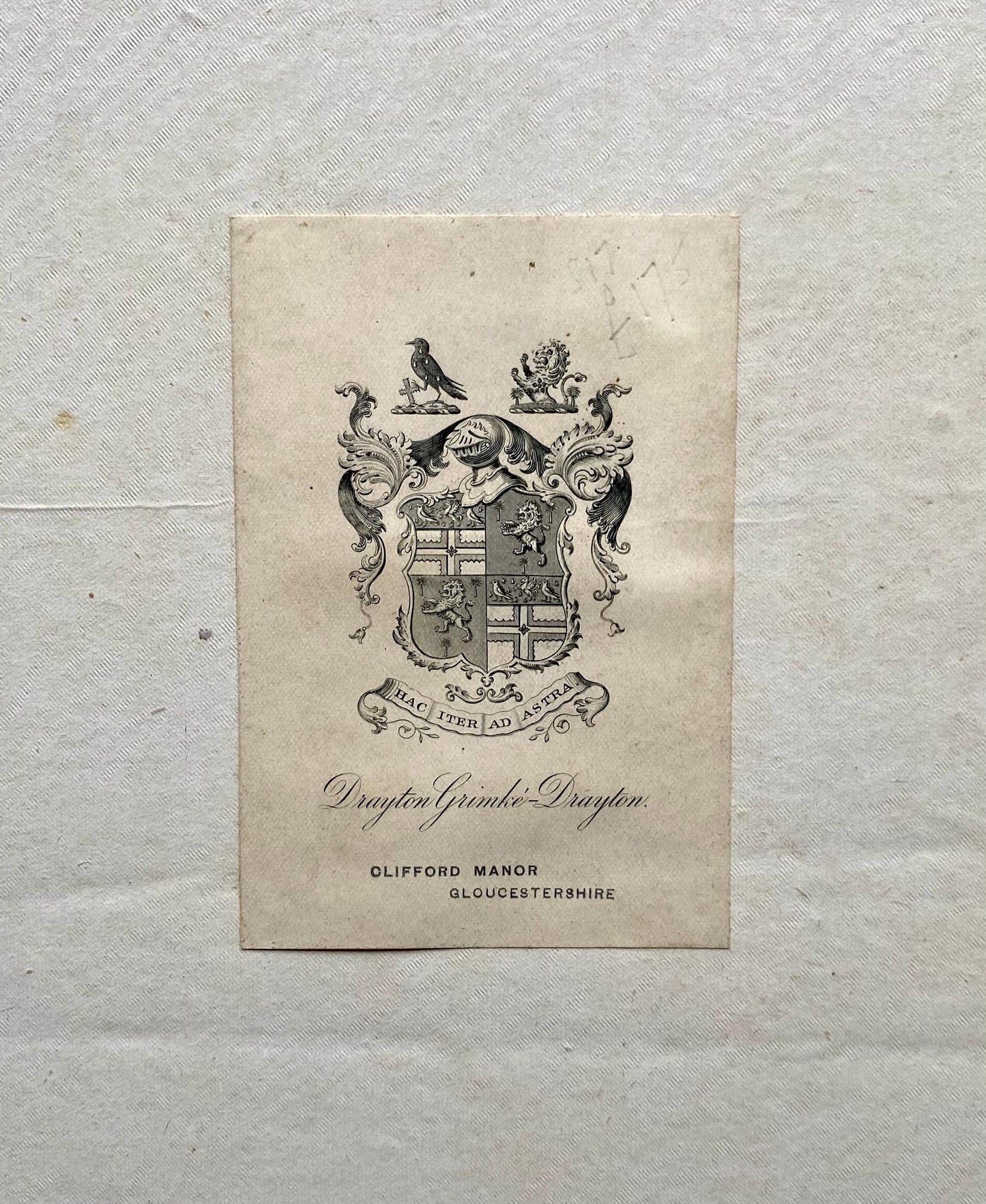 A Crest Album Containing 27 decorated Hand Drawn and Painted Watercolour Images. Undated: Likely 32 x 25 cms.