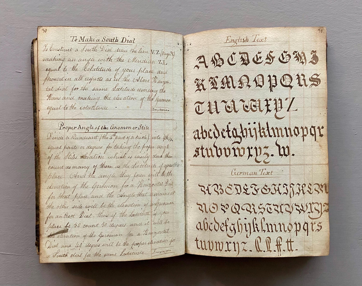 Three Leather Bound Notebooks Presumed Owned by A Chemist, A Scientist and A Farmer. Containing Numerous Recipes and Accounts. 1800s.