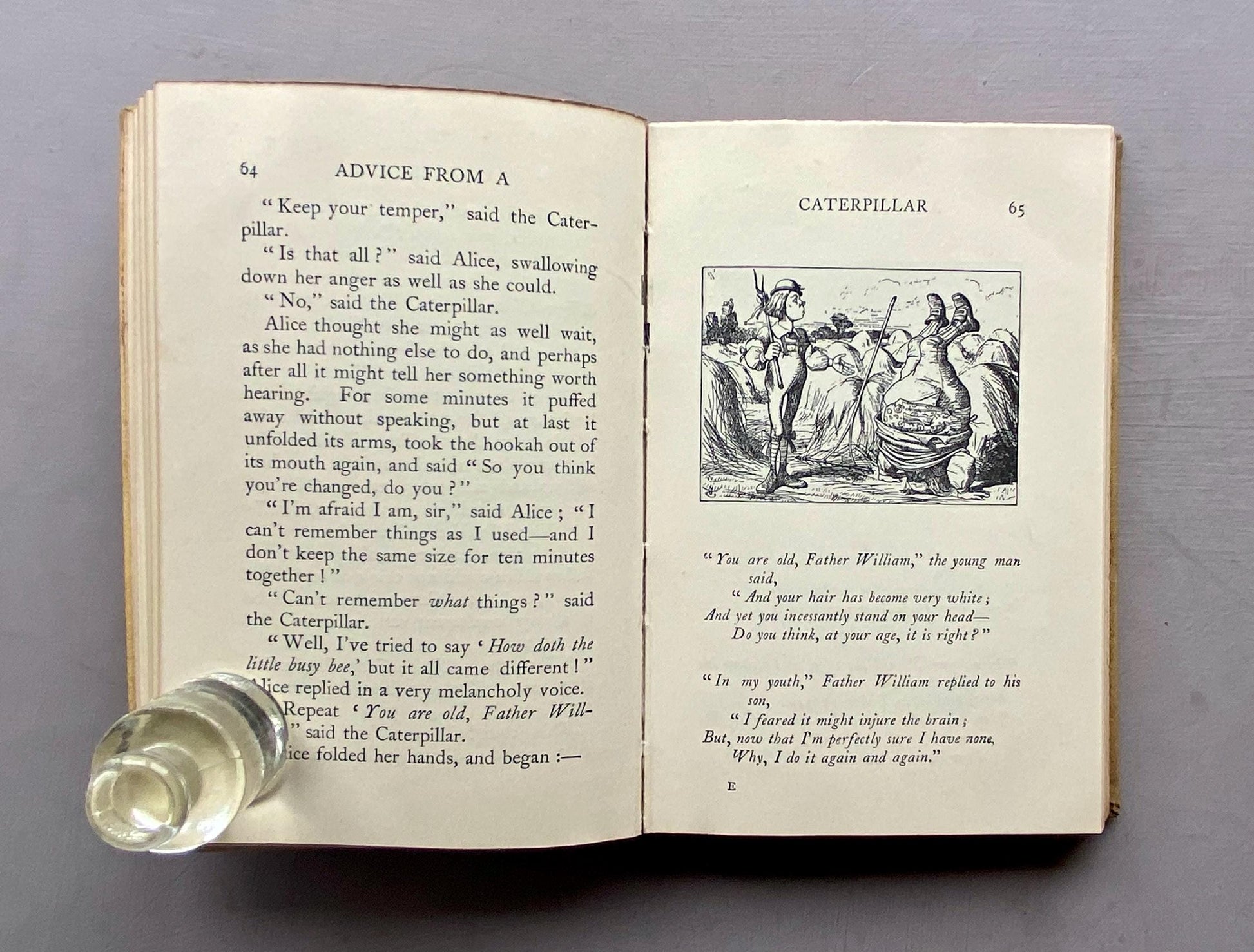 Alice's Adventures in Wonderland by Lewis Carroll. With Illustrations by John Tenniel. Published by Macmillan & Co in 1938.