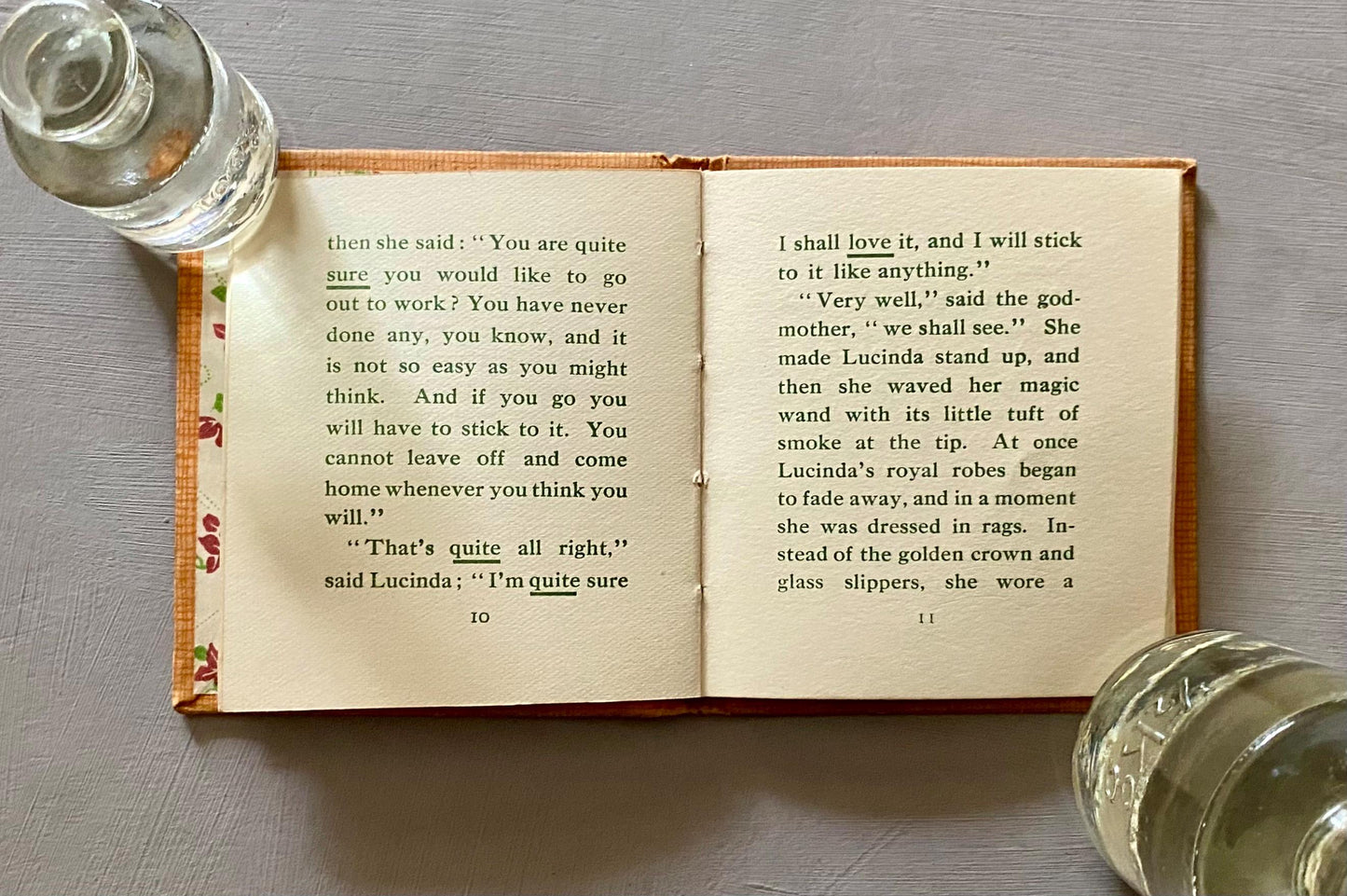 Lucinda. A Tiny Book : 8 x 7 inches. Published by Humphrey Milford. Presumed 1930s.