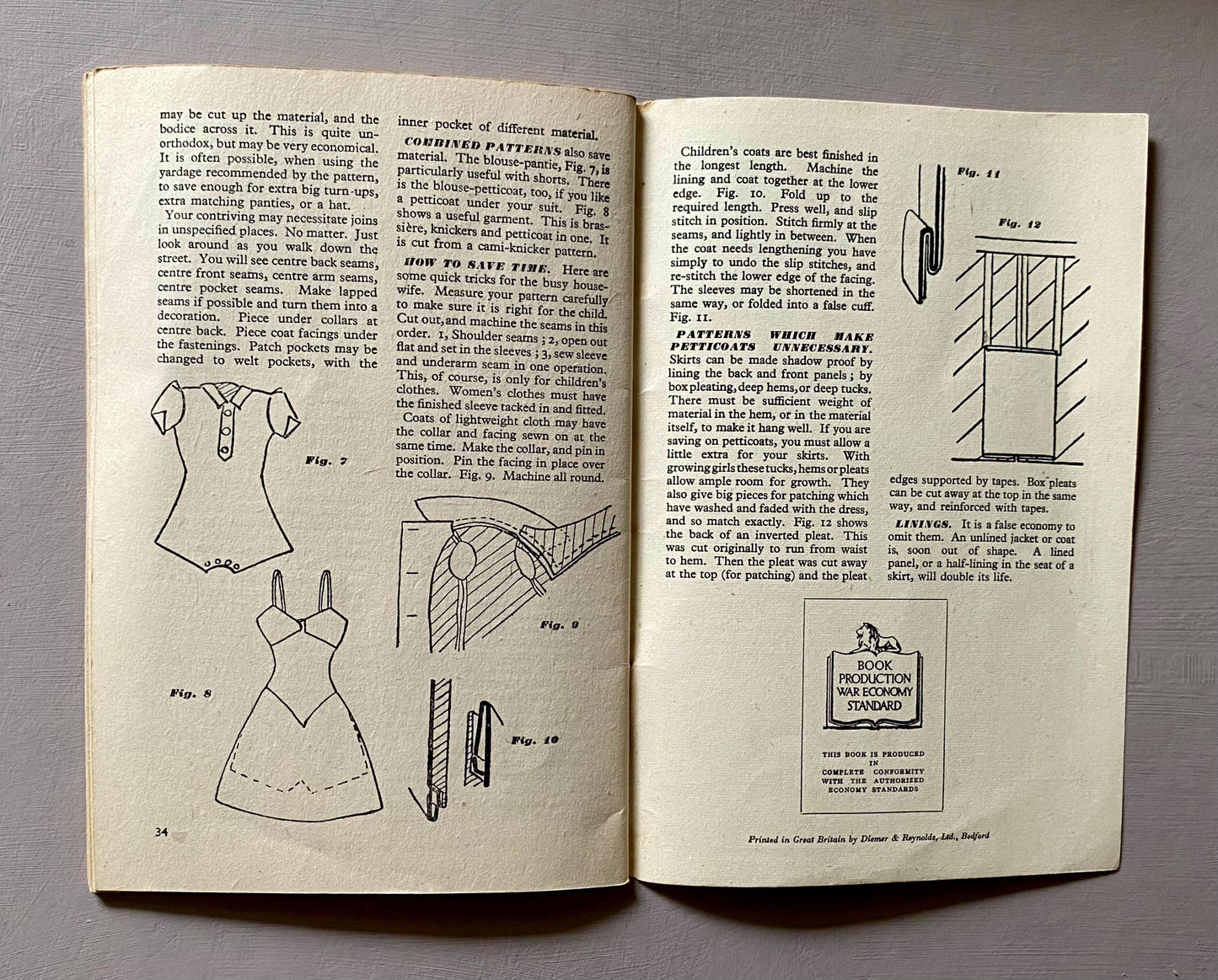 Housewife’s Guide To Making and Mending. An Original WWII Publication. Hulton Press.