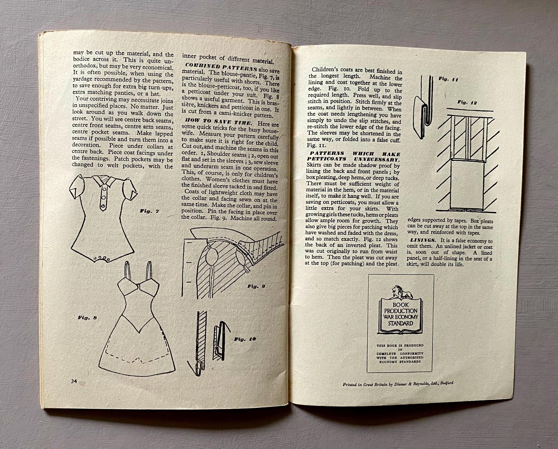 Housewife’s Guide To Making and Mending. An Original WWII Publication. Hulton Press.