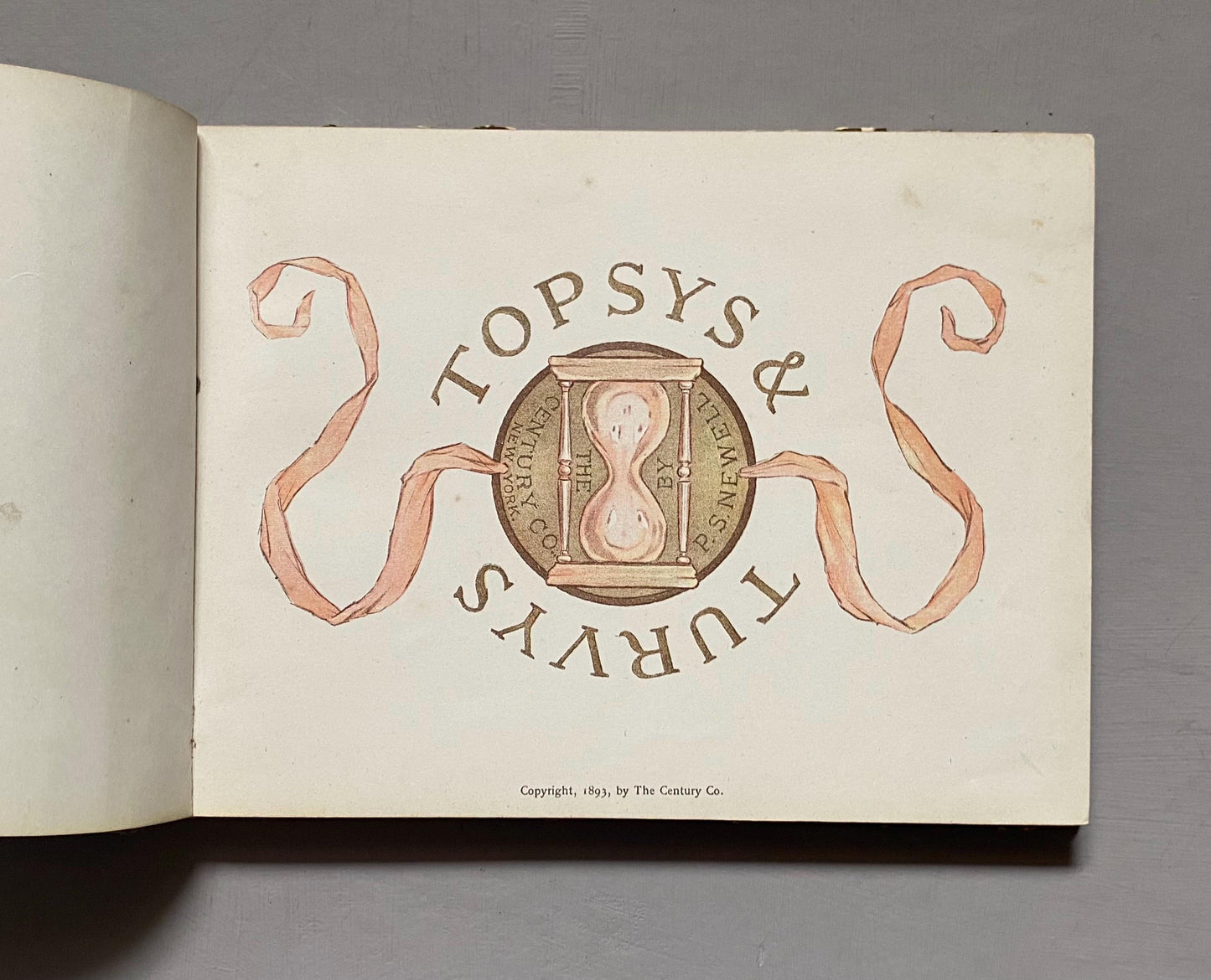 Topsys & Turvys by P. S. Newell. An Upside Down Illusion Book. Published by The Century Co. of New York in 1893.
