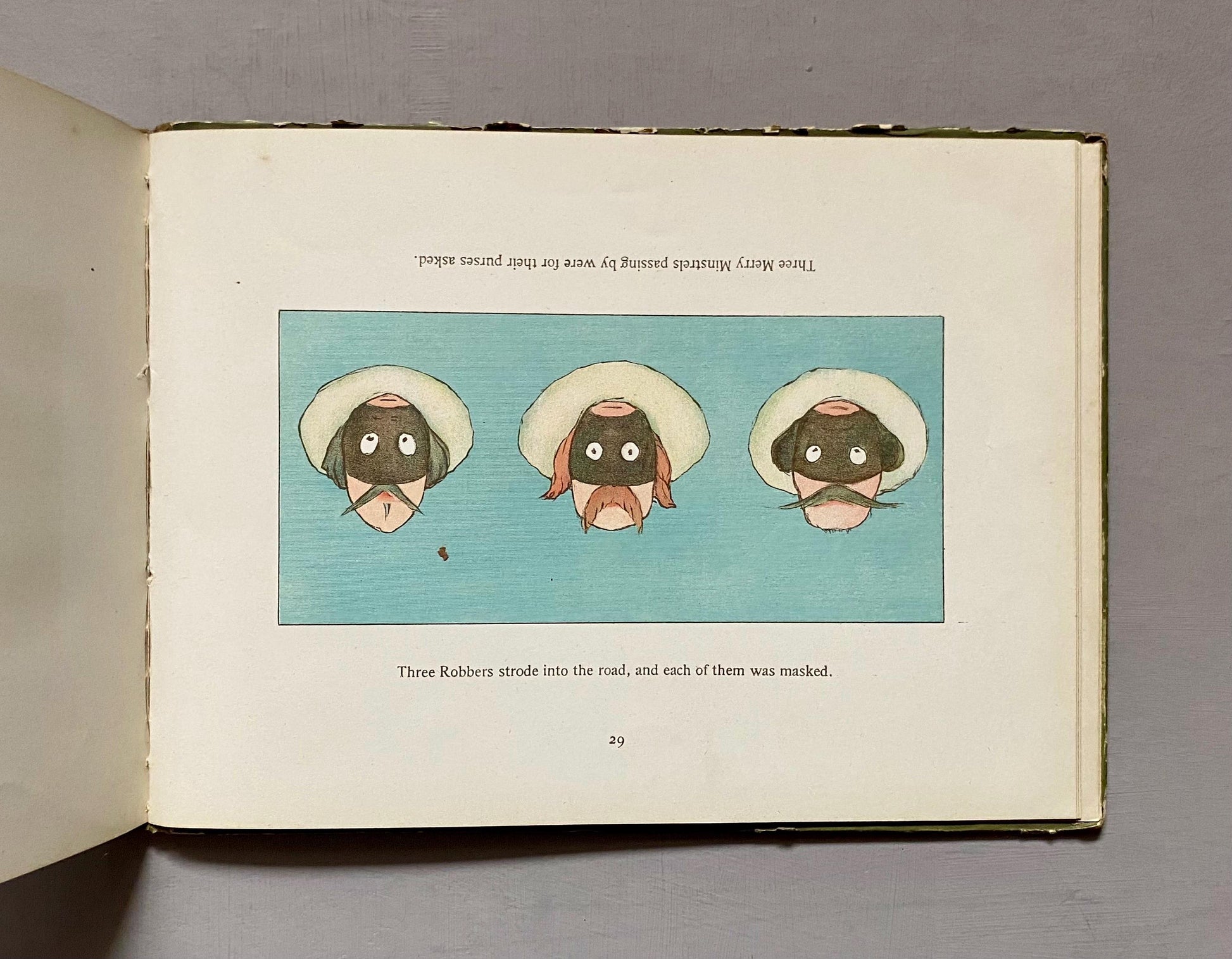 Topsys & Turvys by P. S. Newell. An Upside Down Illusion Book. Published by The Century Co. of New York in 1893.