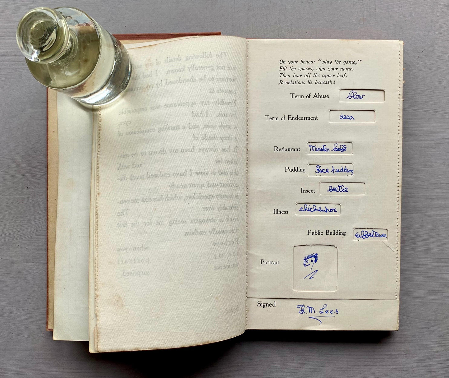 Revelations of My Friends. Published by Dow and Lester in 1919.