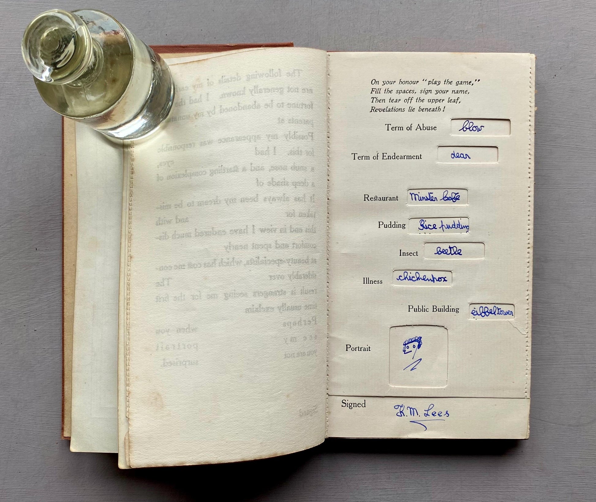 Revelations of My Friends. Published by Dow and Lester in 1919.