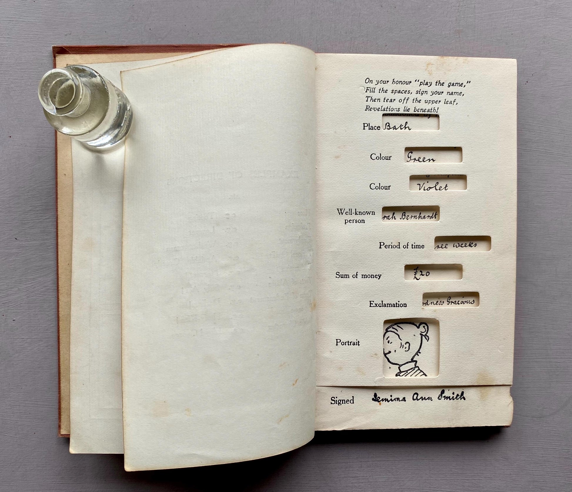 Revelations of My Friends. Published by Dow and Lester in 1919.
