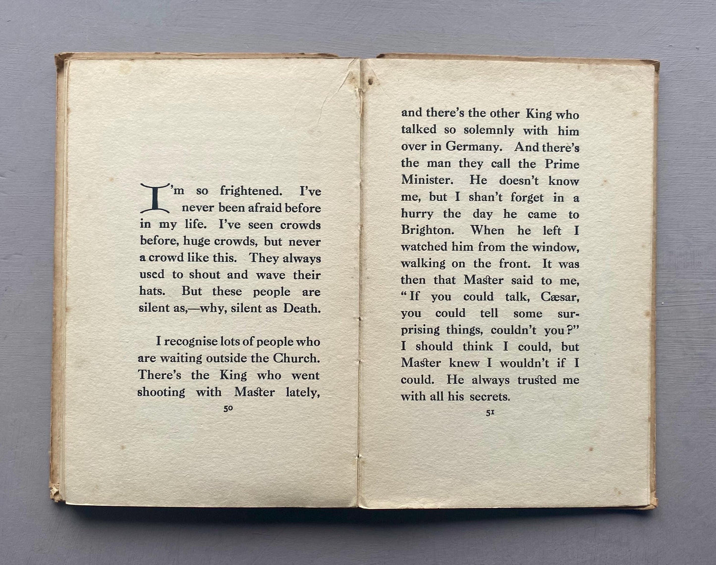 Where's Master? By Caesar The King's Dog. Published by Hodder & Stoughton in 1910.