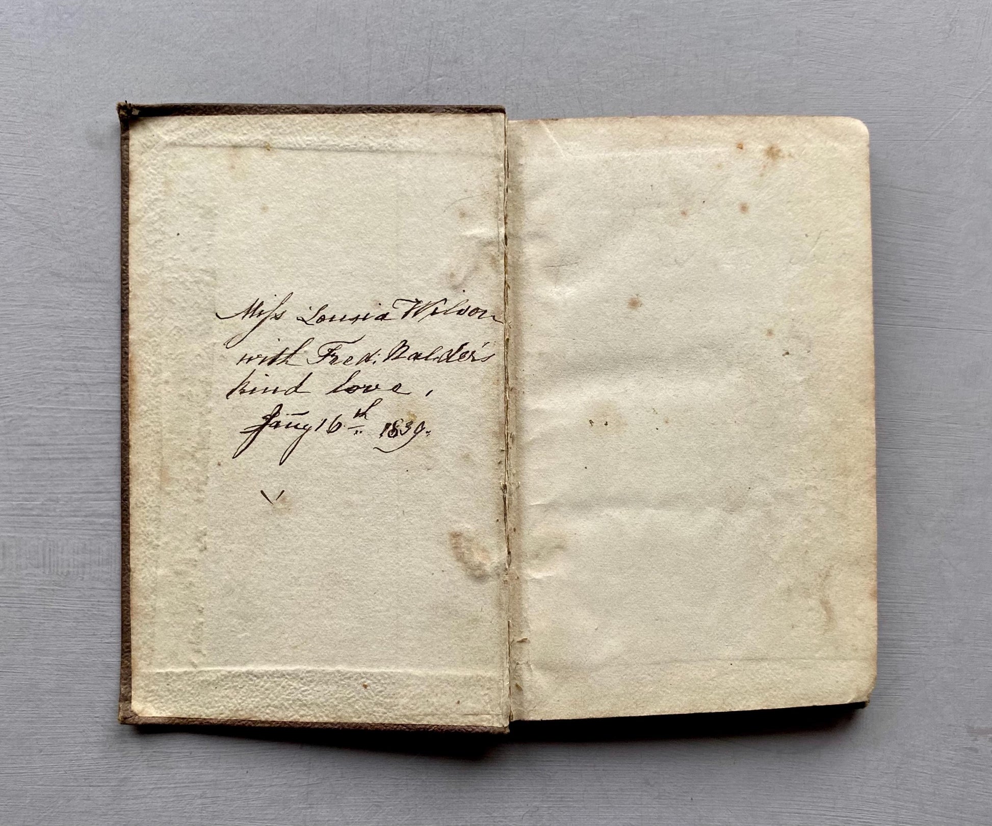 Original Hymns And Moral Poems by Elizabeth Matthews. Published by Hamilton, Adams and Co. in 1835. Size: 14.5 x 9.5 cms.