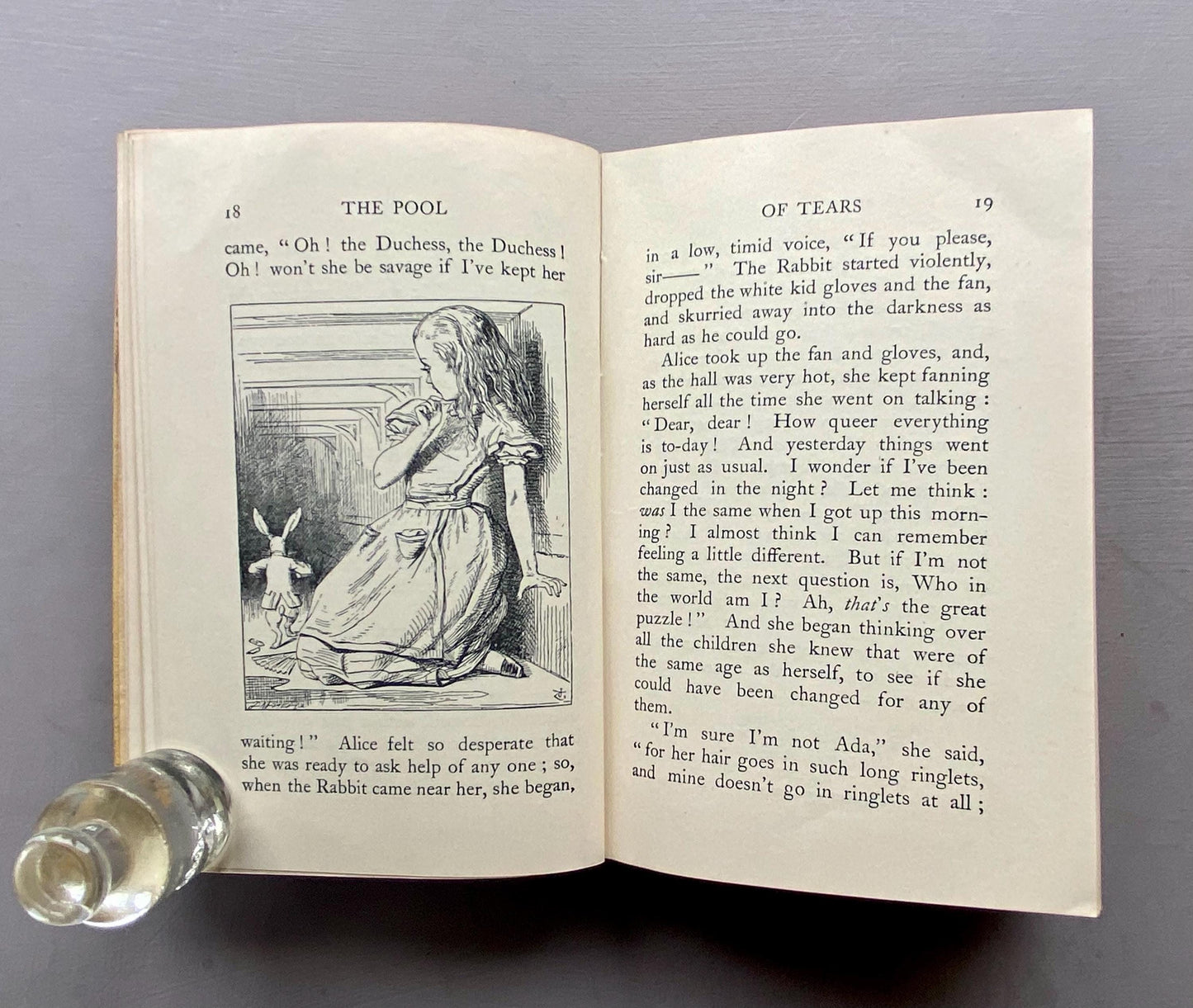 Alice's Adventures in Wonderland by Lewis Carroll. With Illustrations by John Tenniel. Published by Macmillan & Co in 1938.