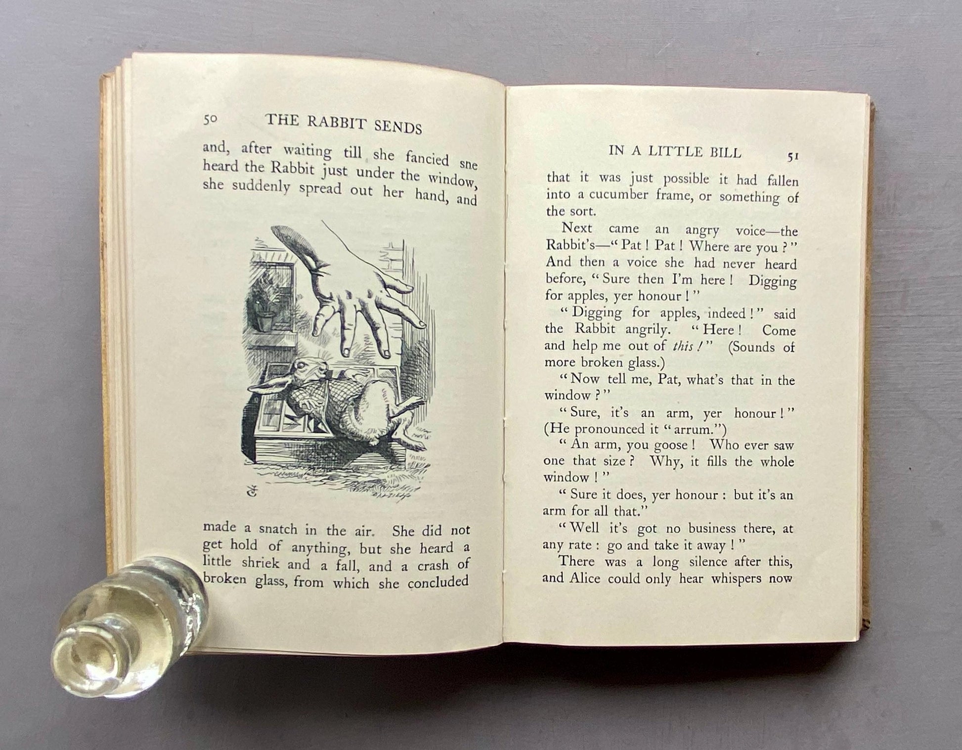 Alice's Adventures in Wonderland by Lewis Carroll. With Illustrations by John Tenniel. Published by Macmillan & Co in 1938.