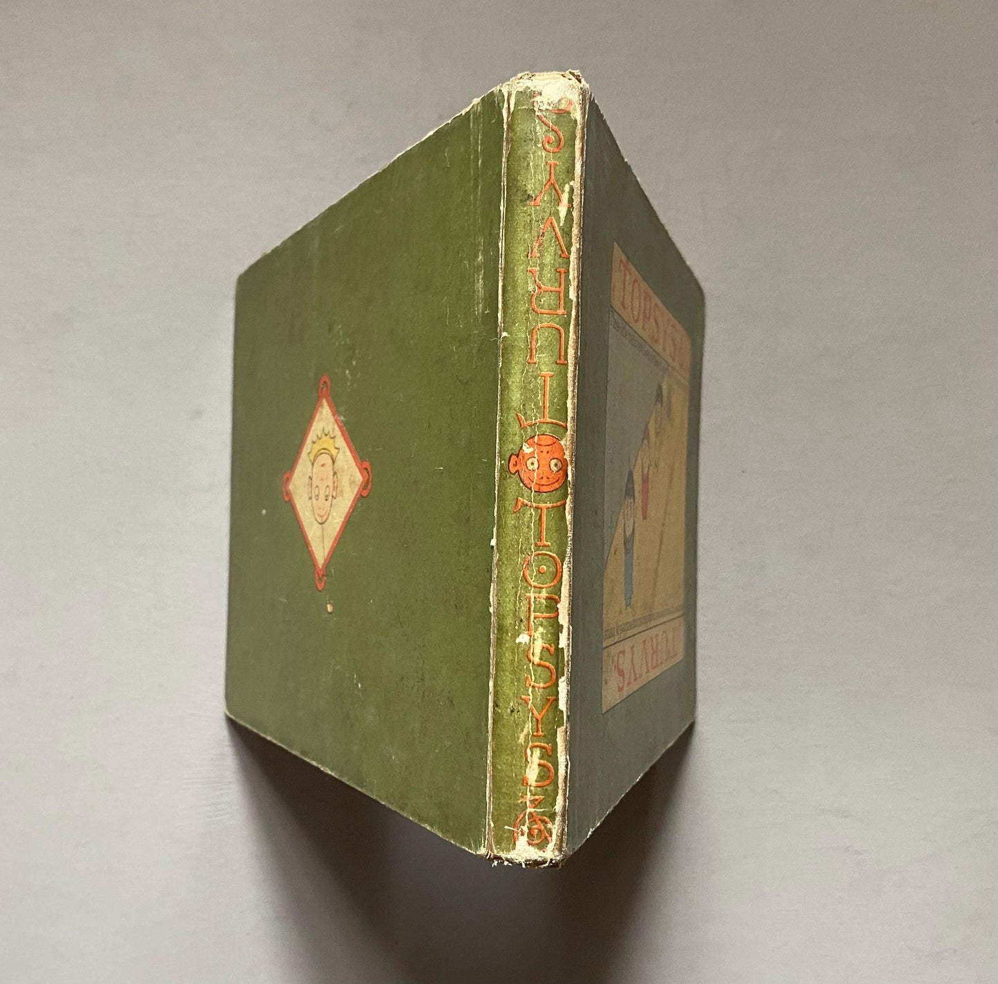 Topsys & Turvys by P. S. Newell. An Upside Down Illusion Book. Published by The Century Co. of New York in 1893.