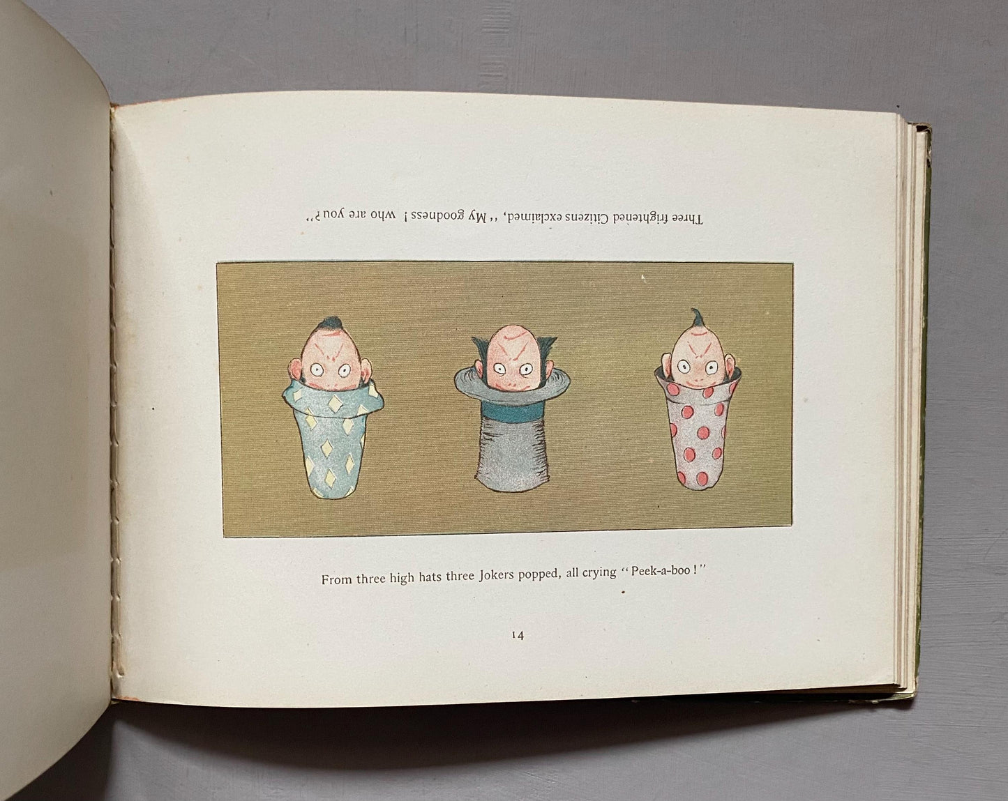 Topsys & Turvys by P. S. Newell. An Upside Down Illusion Book. Published by The Century Co. of New York in 1893.