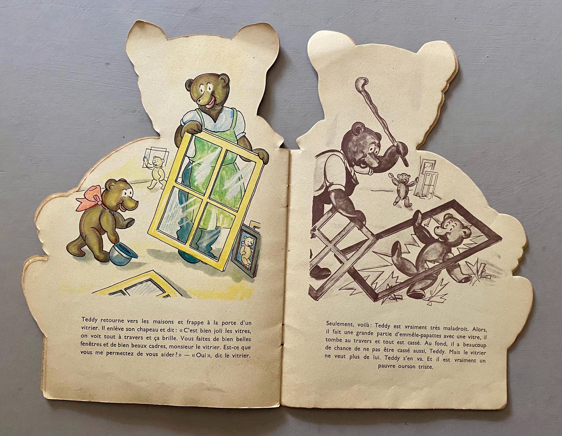 Teddy: A Funny Bear Story. Written By Karl Rohr. Published by J. S. Shreiber. French Language.