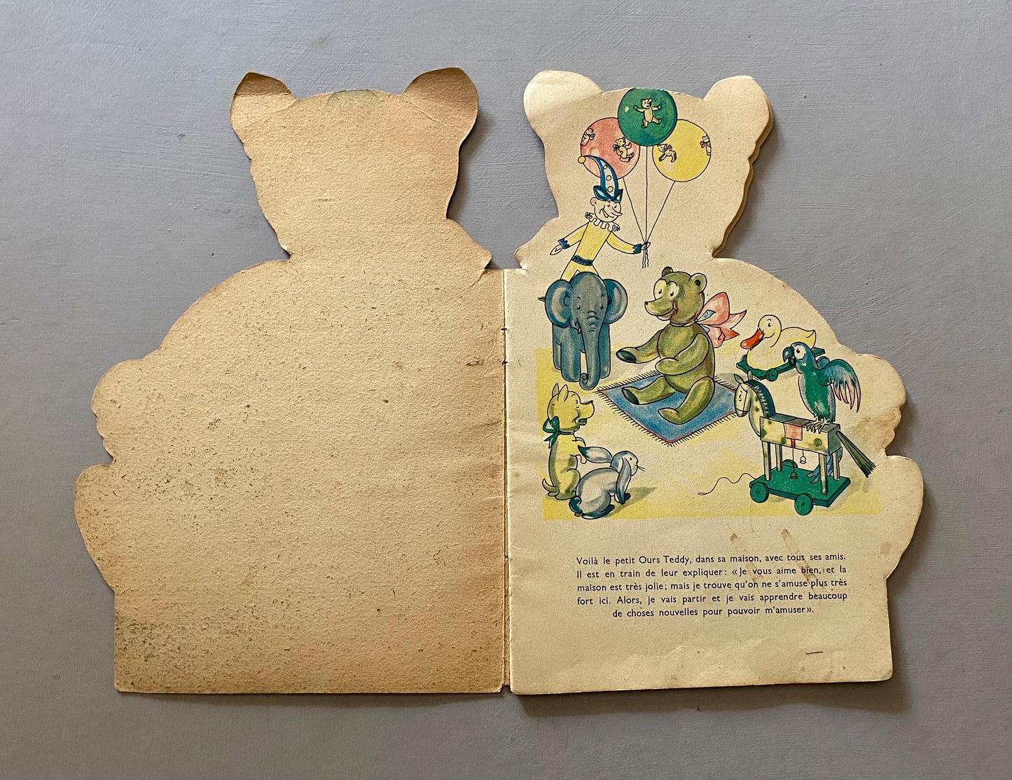 Teddy: A Funny Bear Story. Written By Karl Rohr. Published by J. S. Shreiber. French Language.