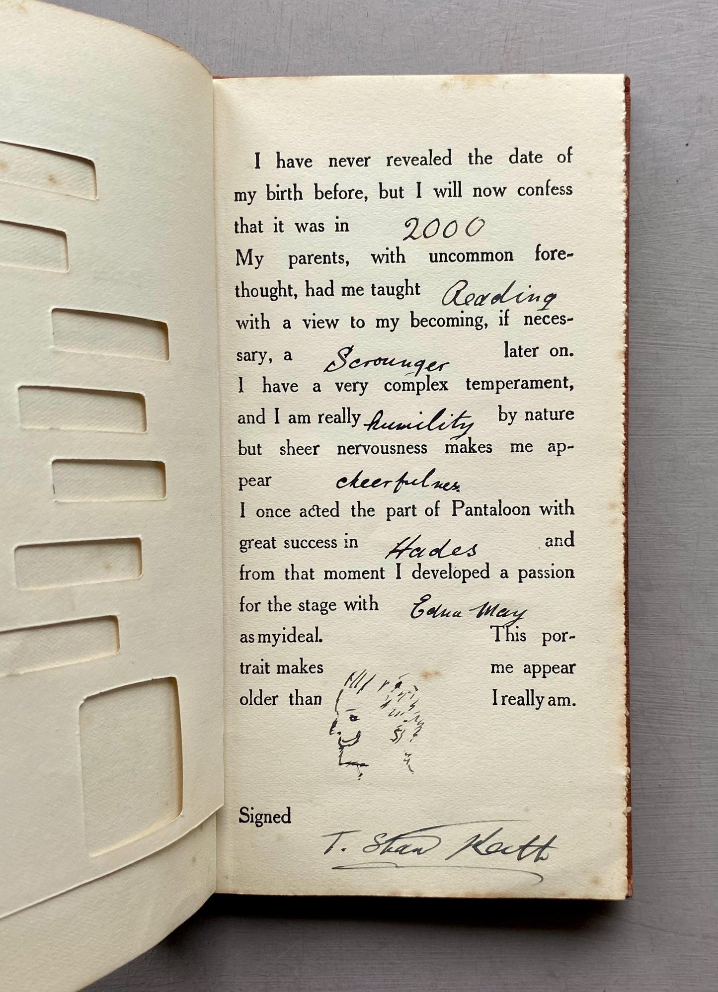 Revelations of My Friends. Published by Dow and Lester in 1919.