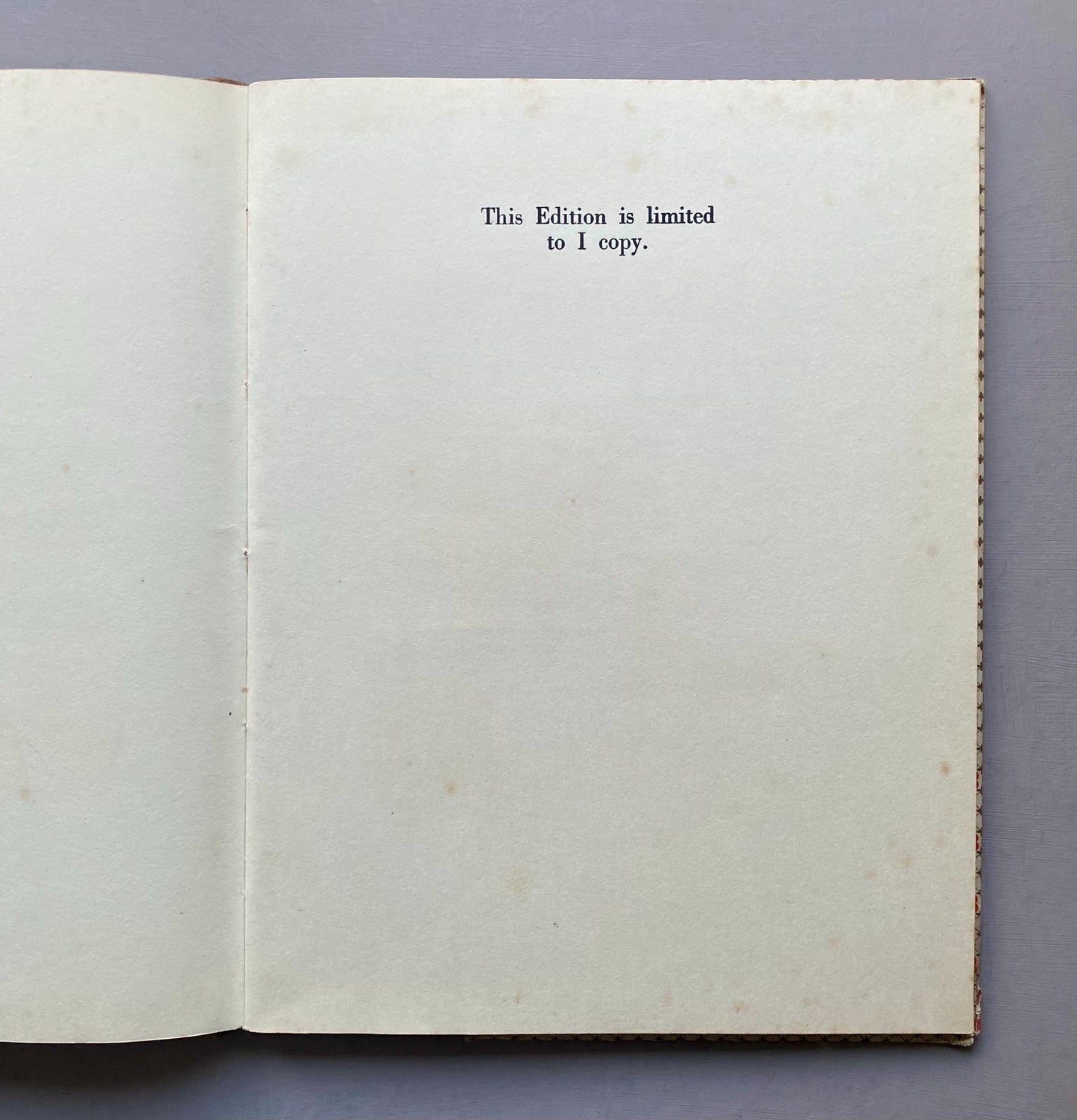 The Decline of The Decorative Initial Letter. An Entirely Handmade Book. Published by The Barleycorn Press in 1954. 33.5 x 25.5 cms.